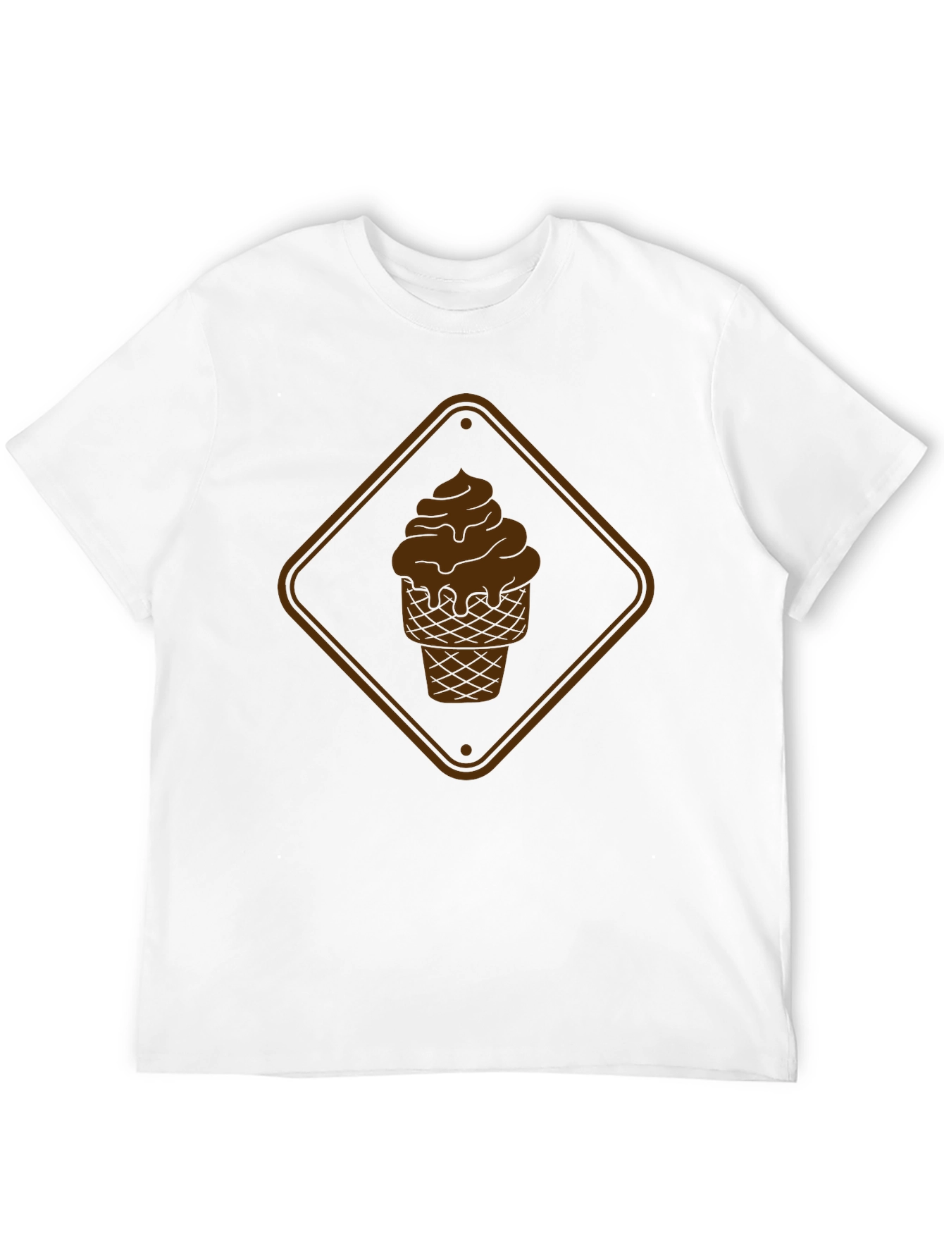 Black Chocolate Ice Cream Graphic Tee - Black view 12