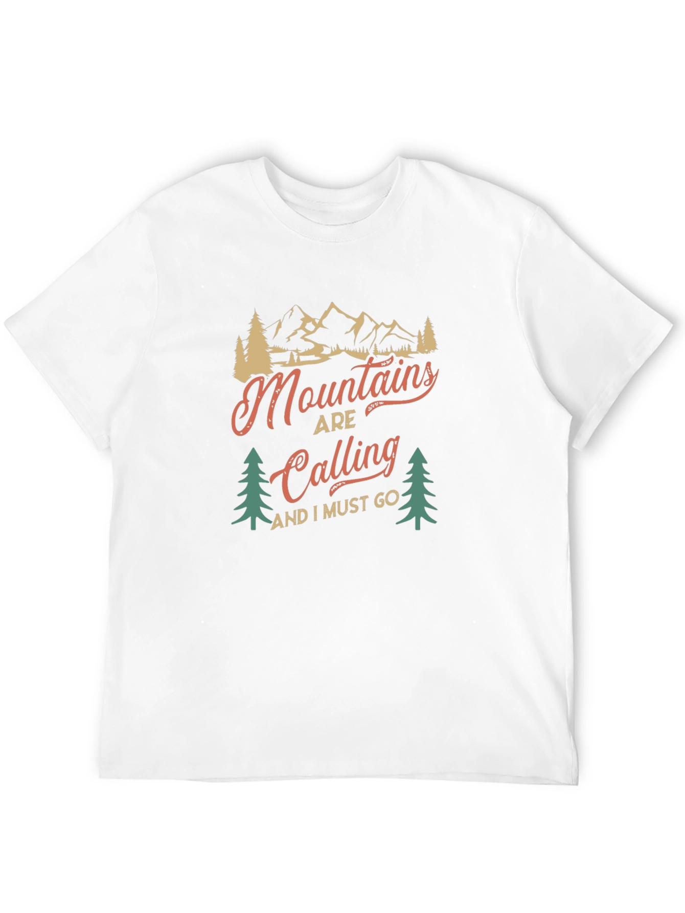 Black Mountains are Calling Black Graphic Tee view 12