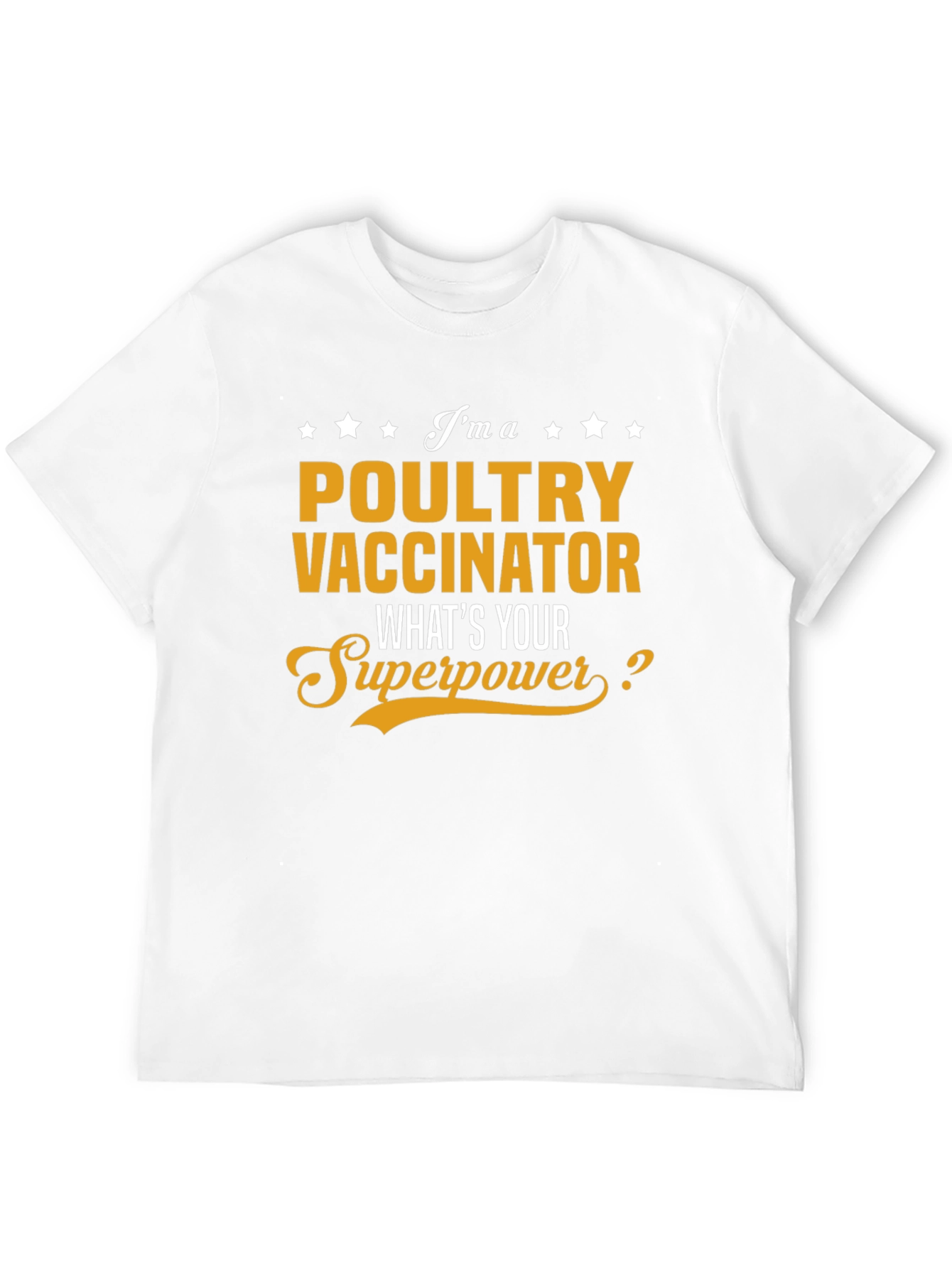 Black Poultry Vaccinator Superpower T-Shirt view 12