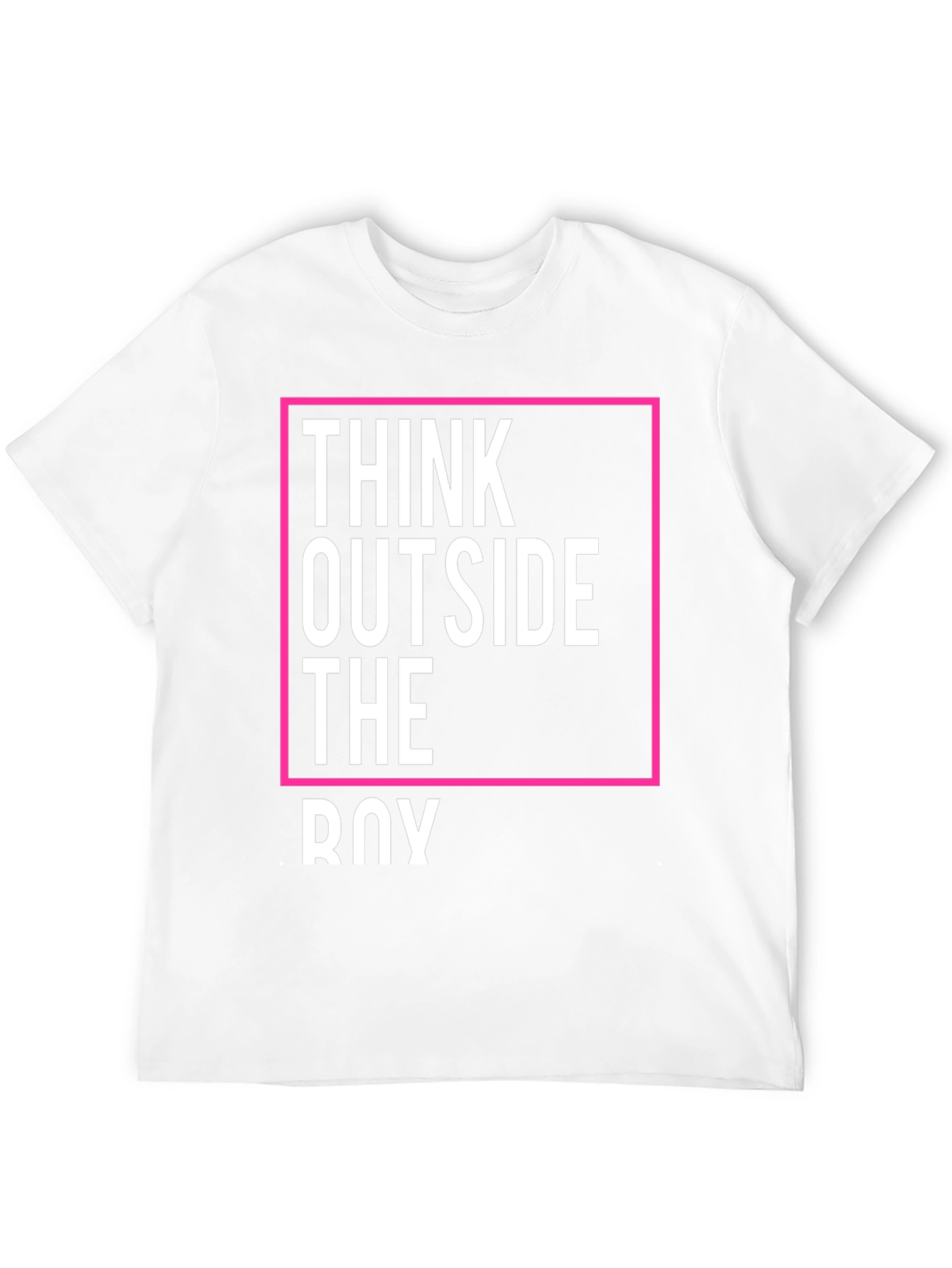 Black Think Outside the Box Graphic T-Shirt view 12