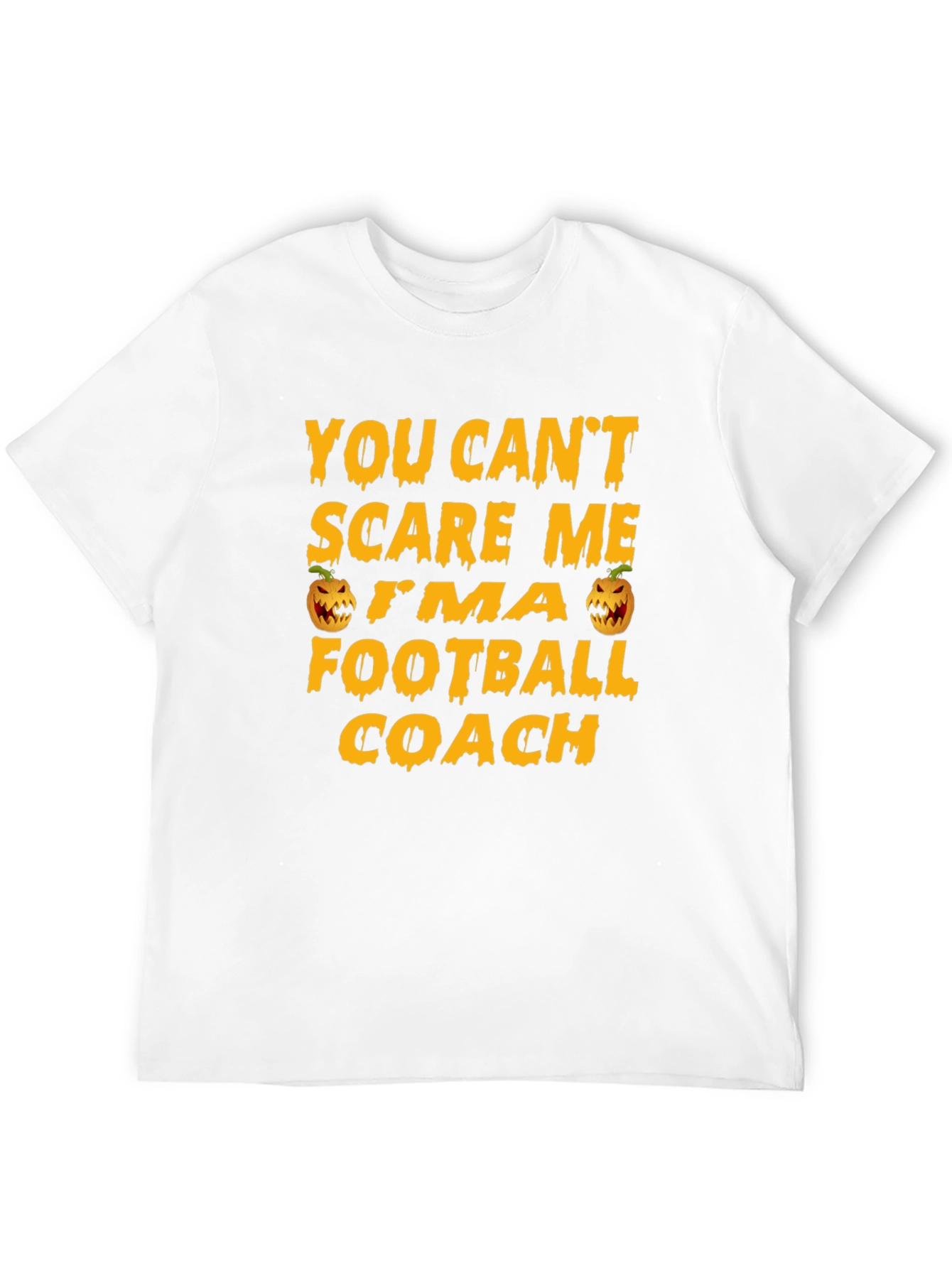 Black Funny Football Coach Halloween T-Shirt view 12