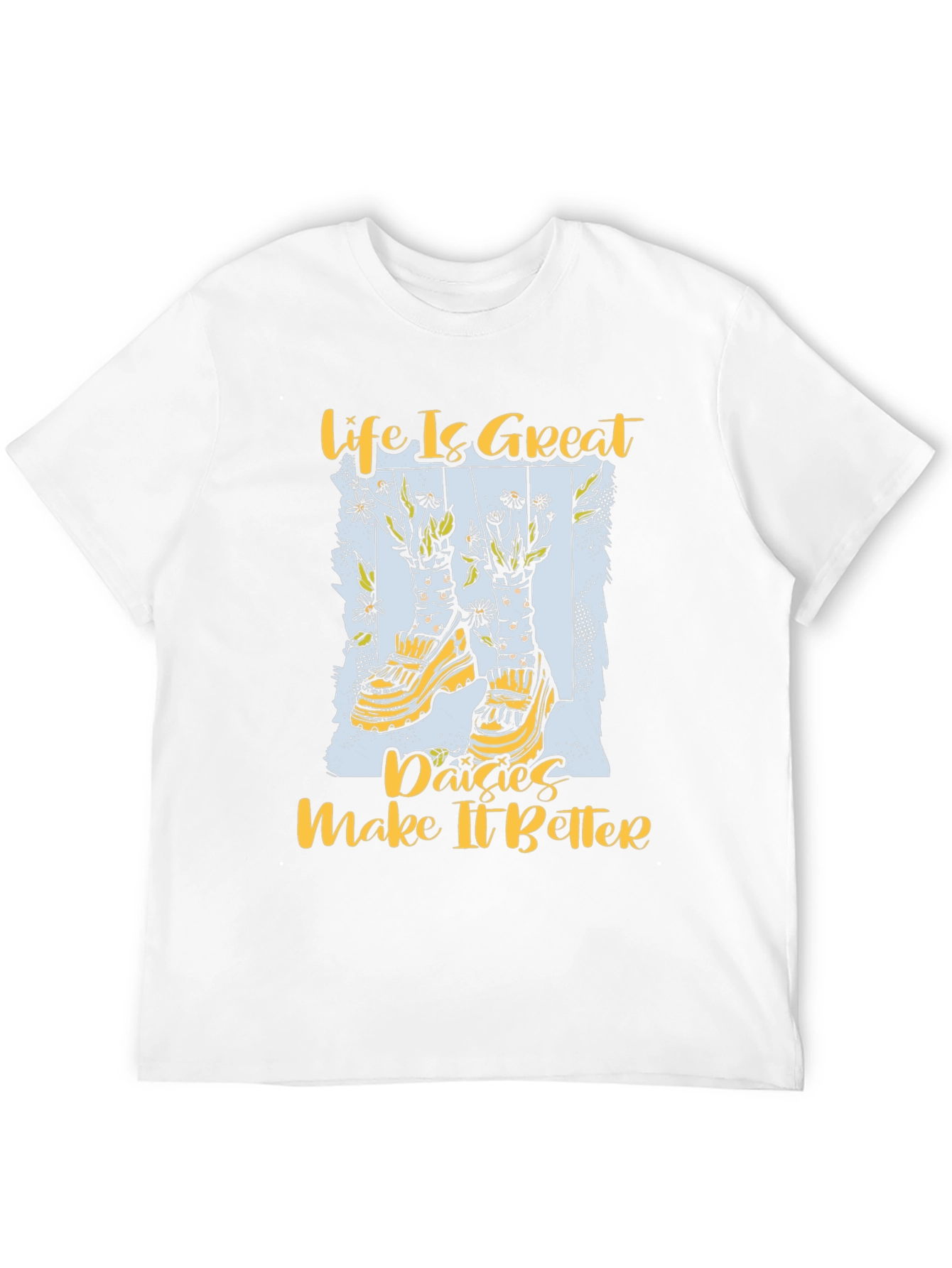 Black Life Is Great Tee: Daisies Make It Better! view 12