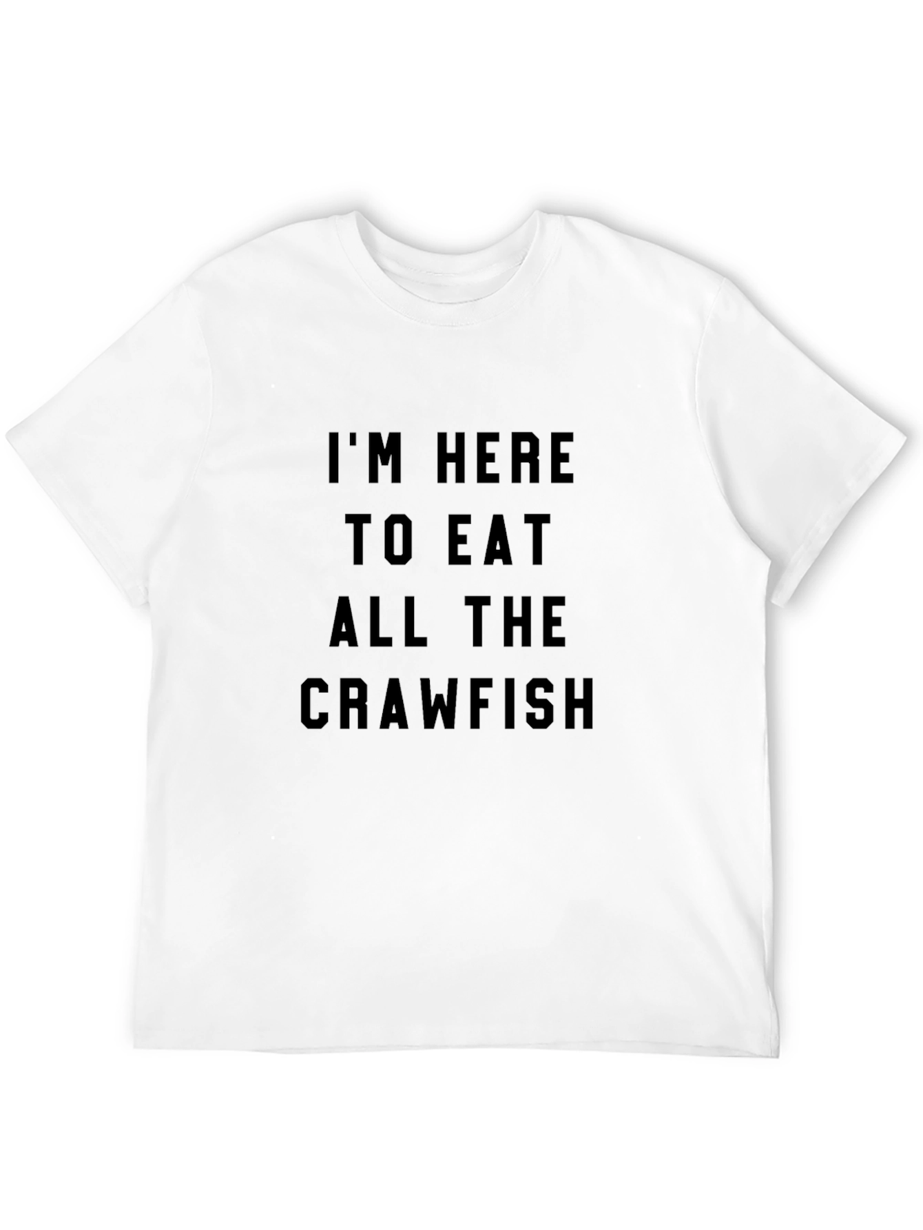 Black Crawfish T-Shirt - Eat All The Crawfish view 12