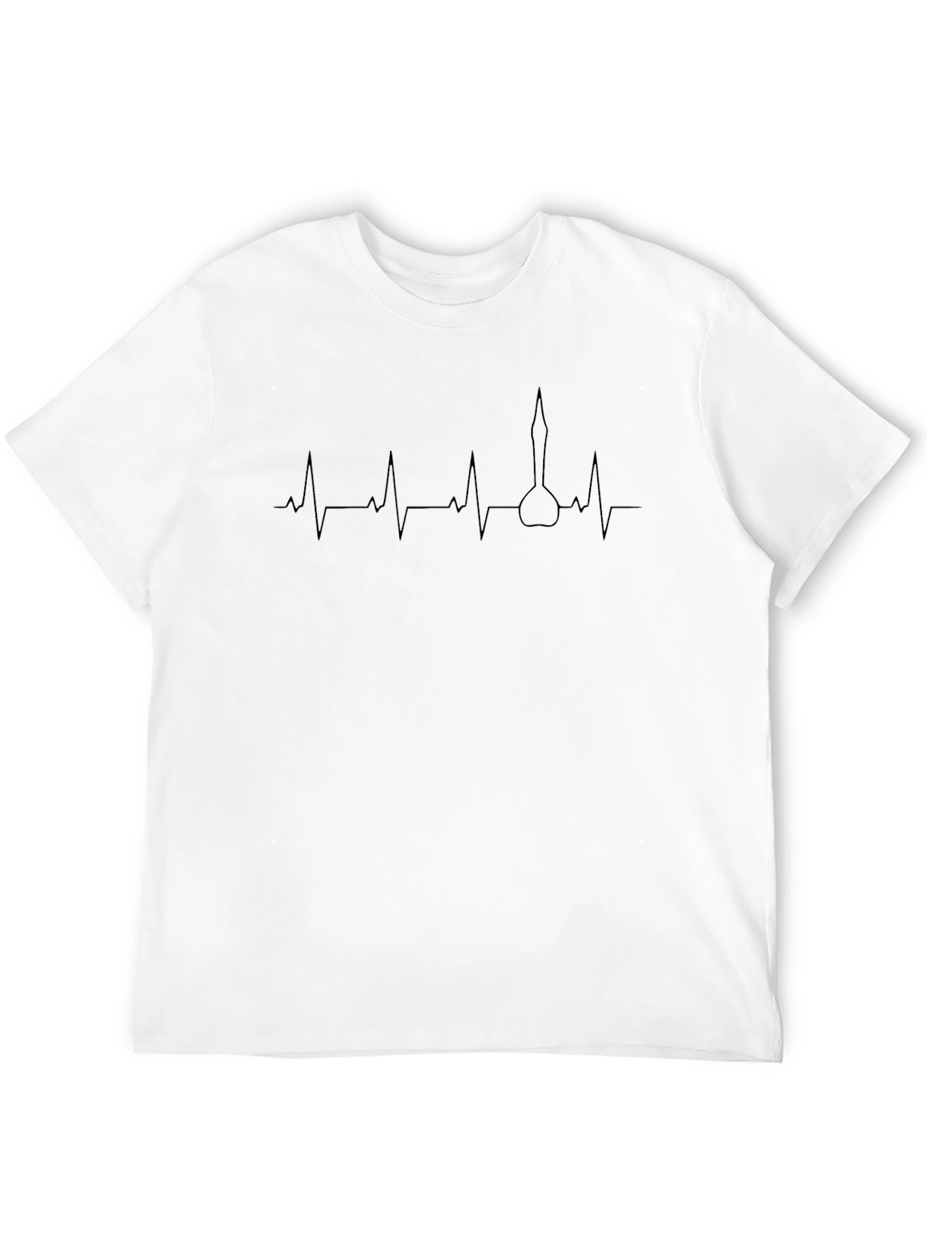 Black Clarinet Heartbeat T-Shirt - Music Lover Tee view 12