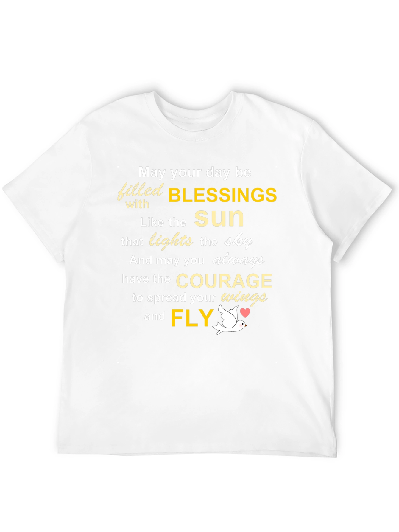 Black Inspirational Blessings Graphic T-Shirt view 12