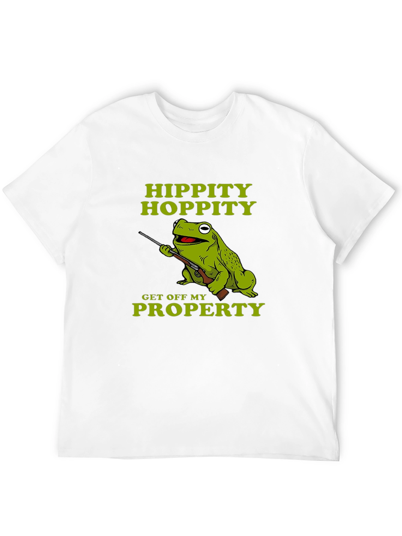 Black Hippity Hoppity Frog T-Shirt view 12