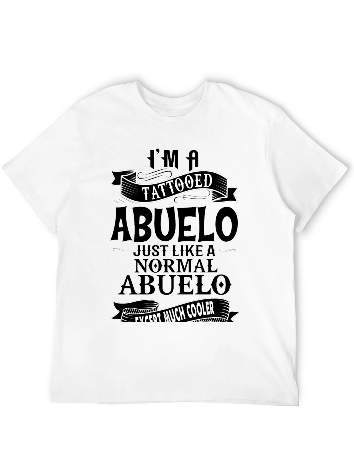 Black Tattooed Abuelo Graphic Tee view 12