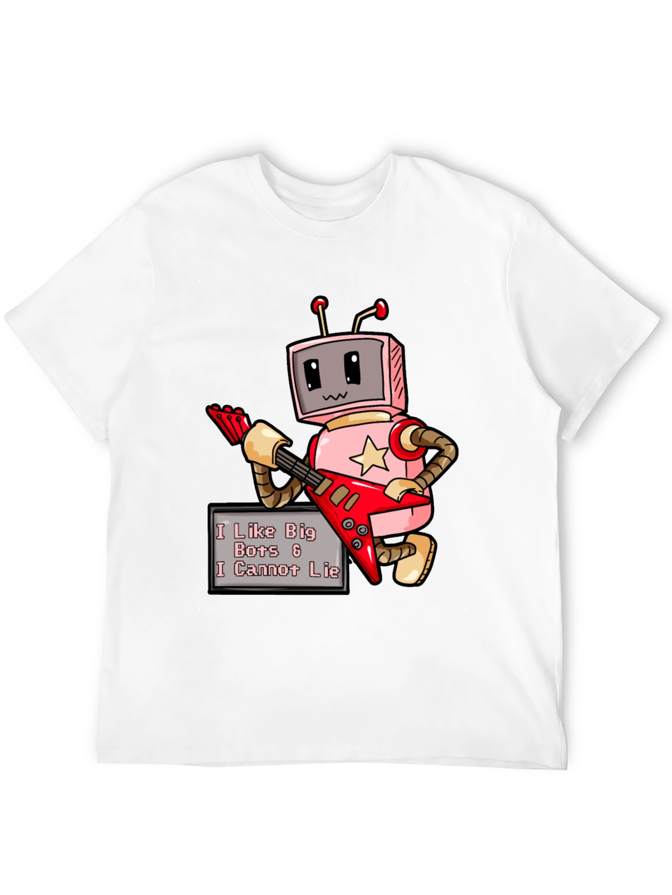 Black I Like Big Bots T-Shirt view 12