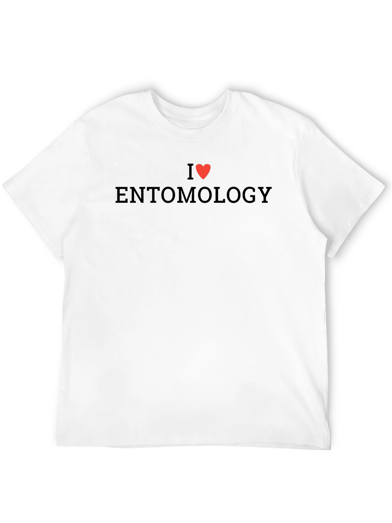 Black I Heart Entomology T-Shirt - Black Cotton Tee view 12