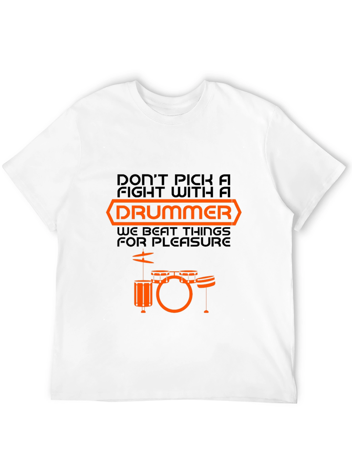 Black Drummer T-Shirt - Funny Music Lover Tee view 12