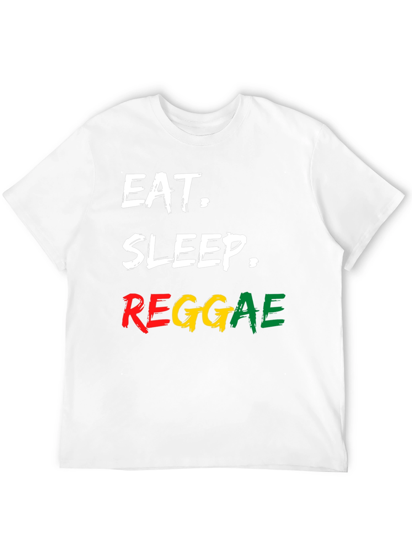 Black Eat Sleep Reggae T-Shirt - Cool Graphic Tee view 12