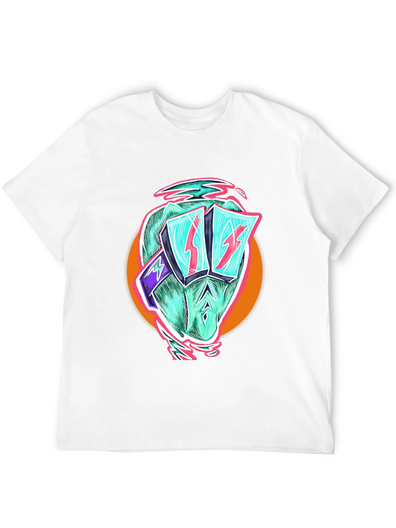 Black Cool Dino Black T-Shirt - Retro Cartoon Graphic view 12