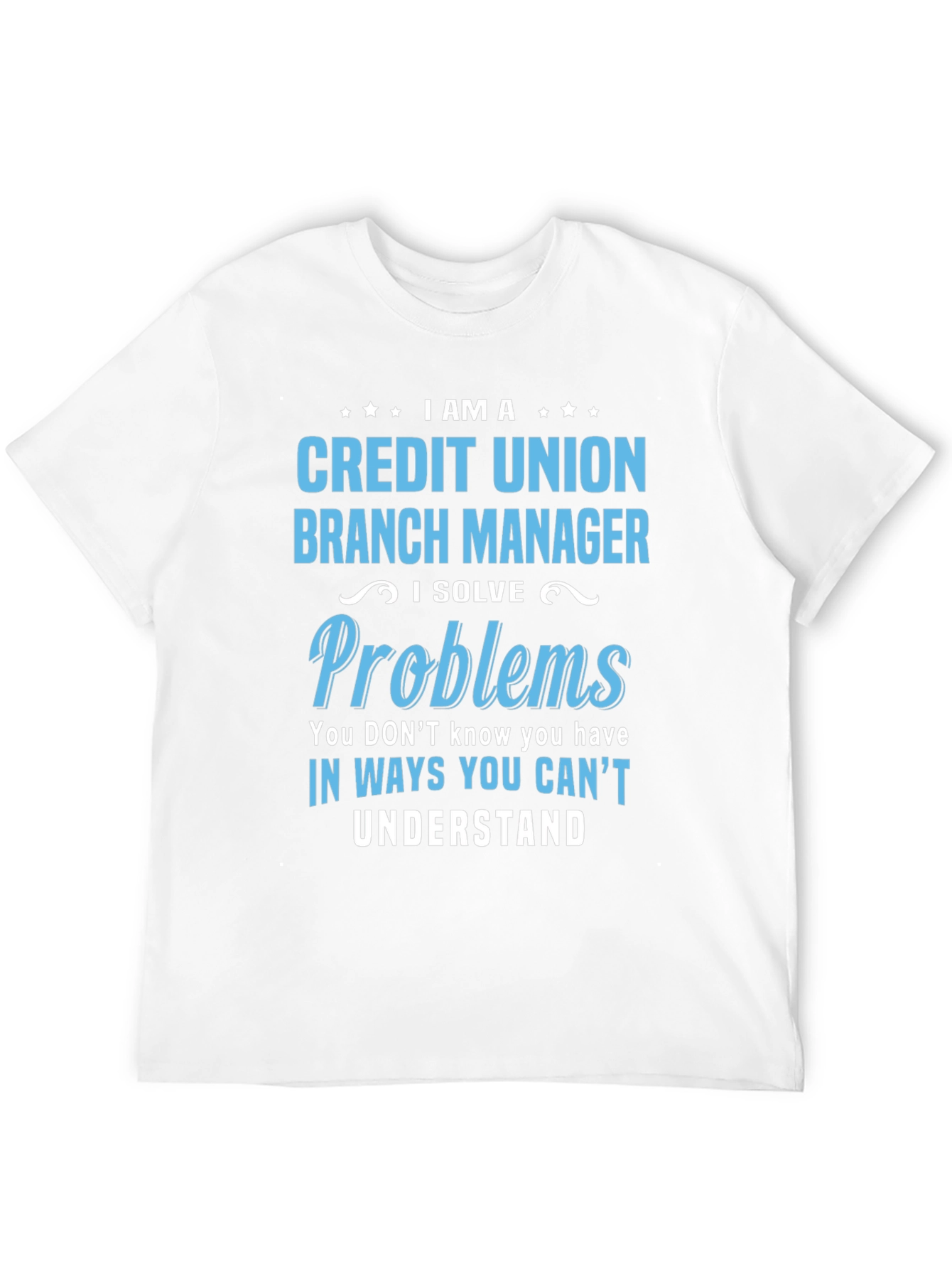 Black Credit Union Branch Manager T-Shirt view 12