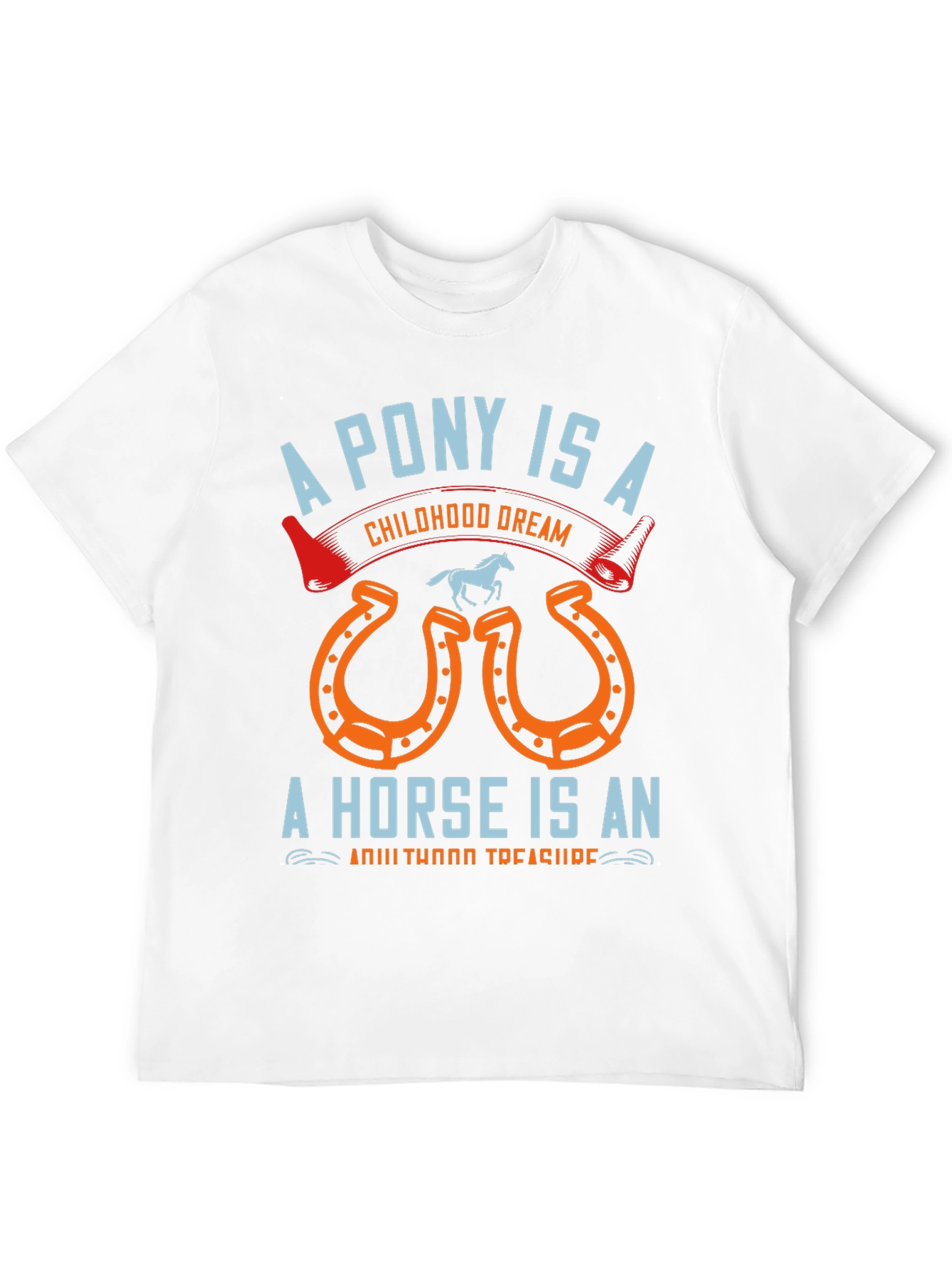 Black Pony to Horse Graphic Tee view 12