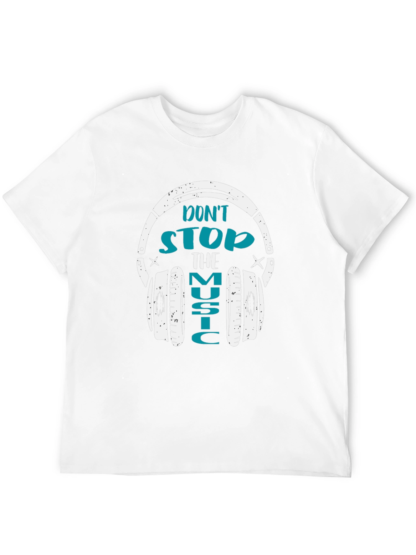 Black Don't Stop the Music Graphic T-Shirt view 12