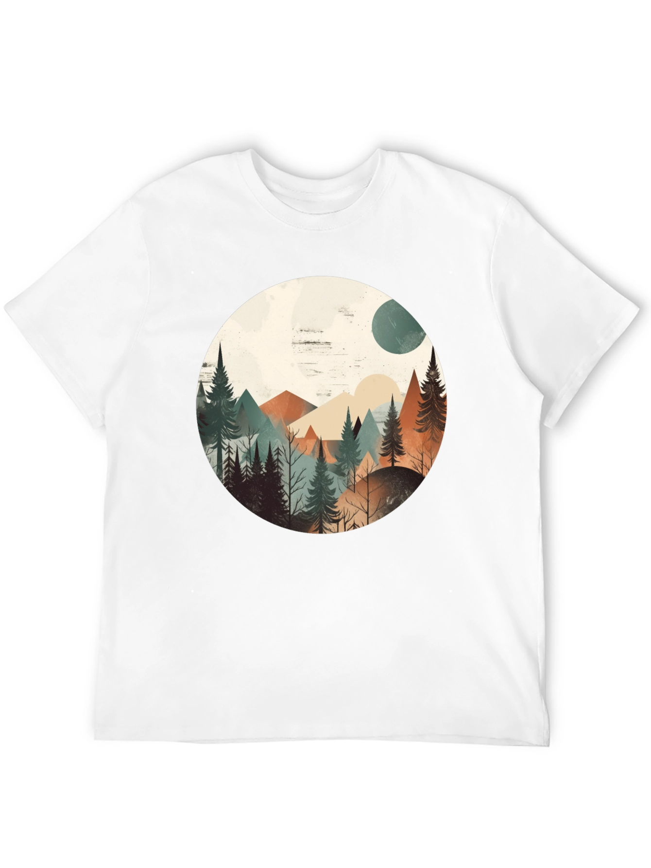 Black Mountainscape Graphic Tee - Unisex Comfort view 12