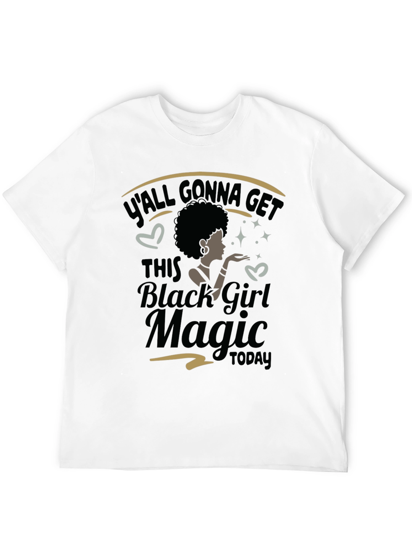 Black Black Girl Magic T-Shirt view 12