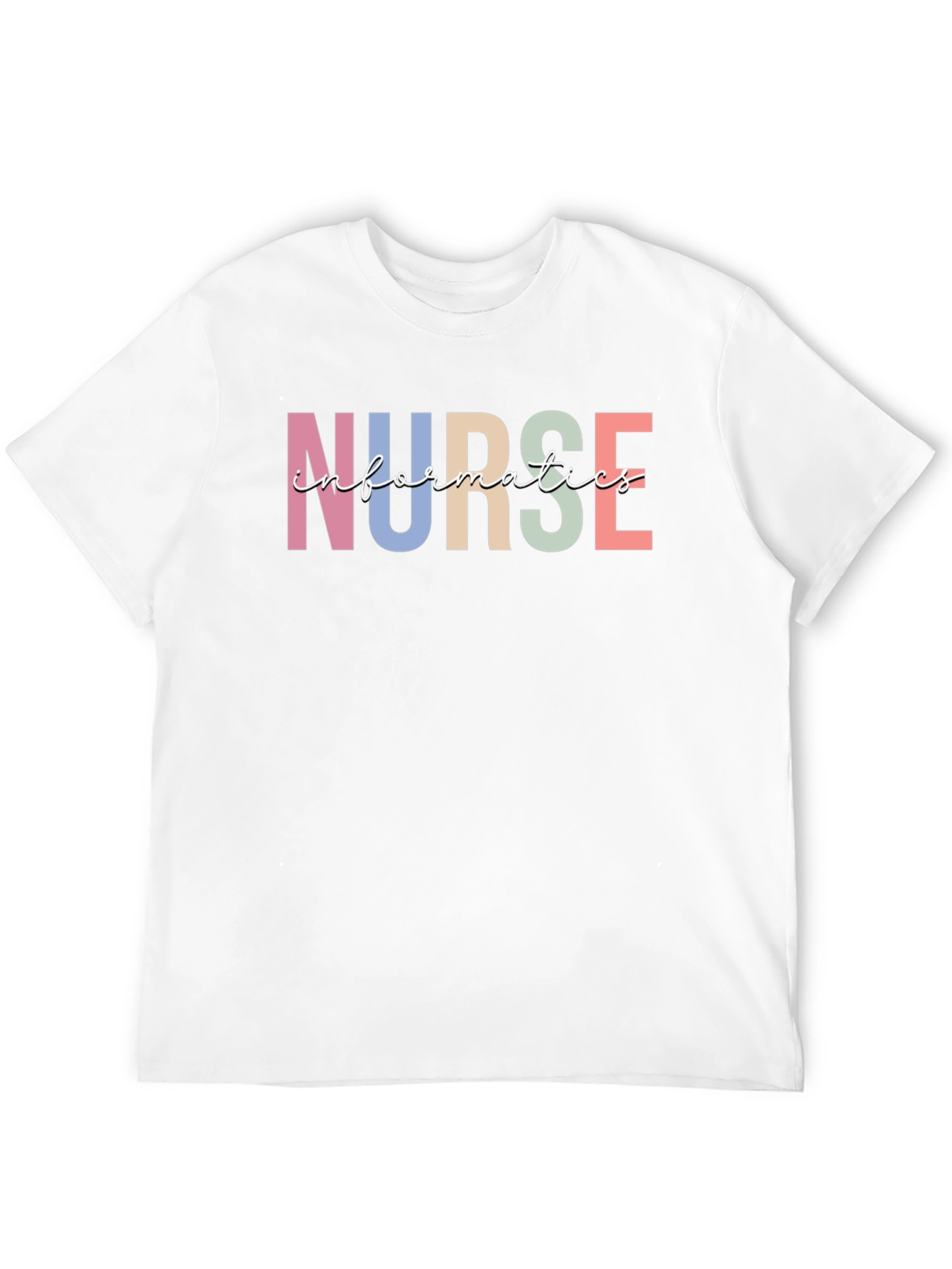 Black Nurse Informatics T-Shirt - Comfortable Cotton Blend view 12