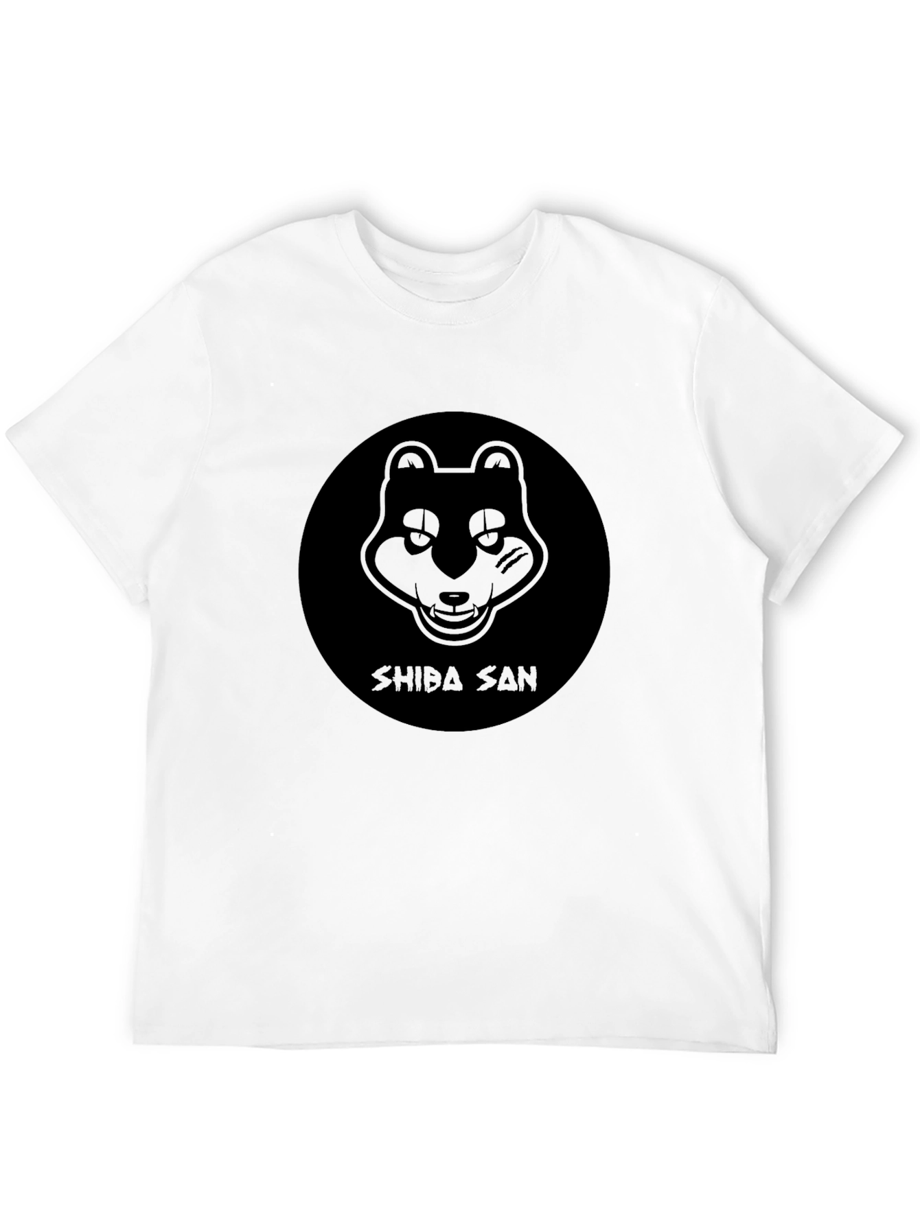 Black Shiba San Black Tee - Unique Graphic Design view 12