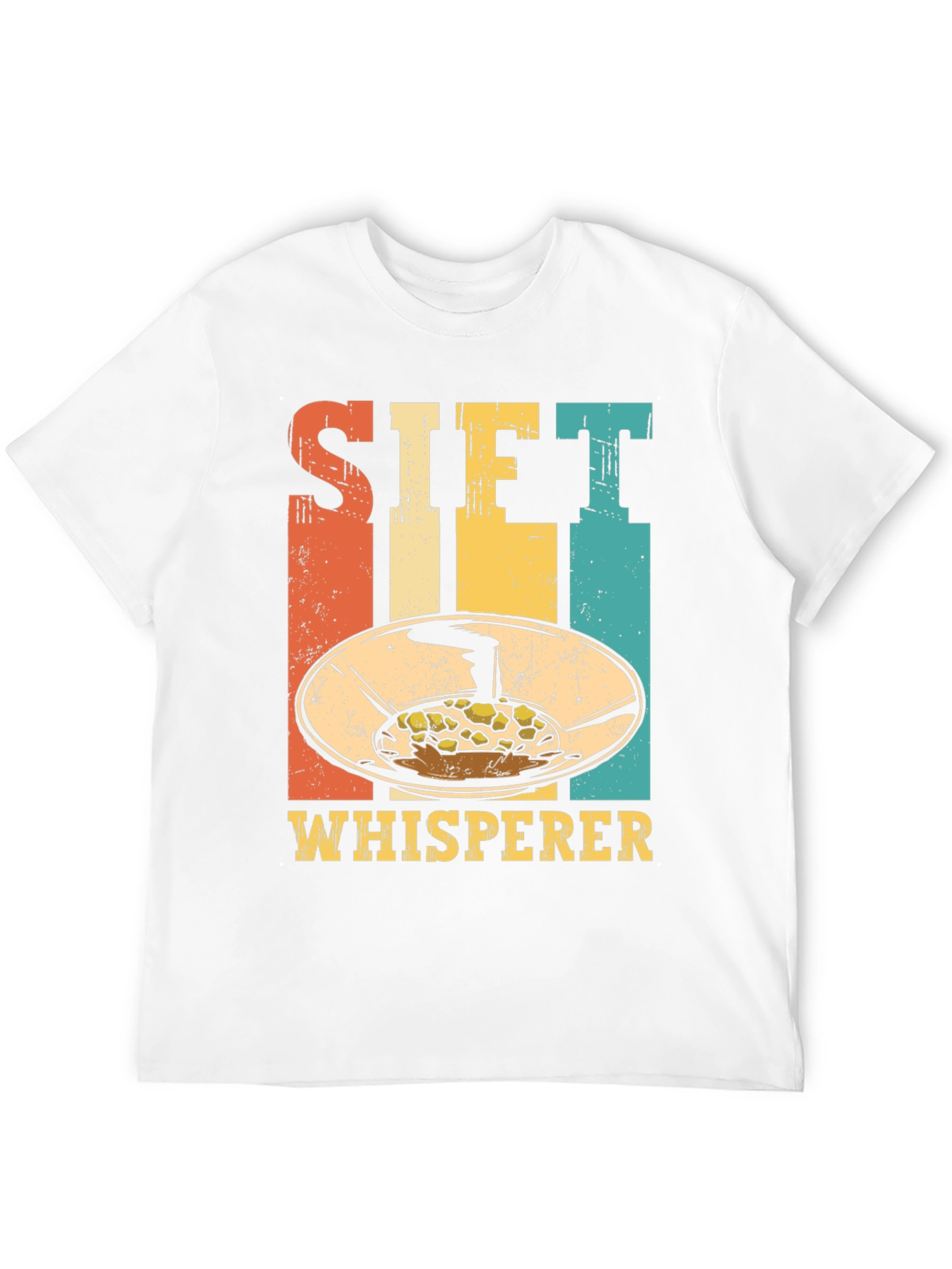 Black Sift Whisperer Retro T-Shirt - Baking Lover's Tee view 12