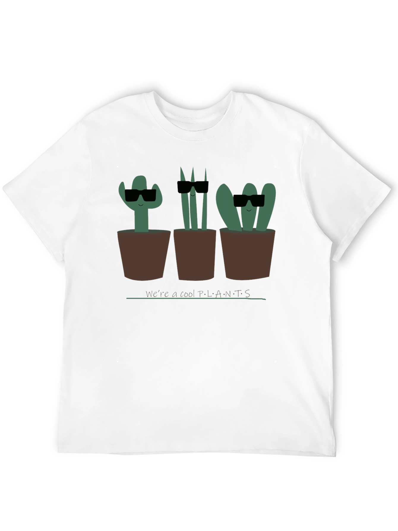 Black Cool Plants Graphic Tee - Unisex Black T-Shirt view 12