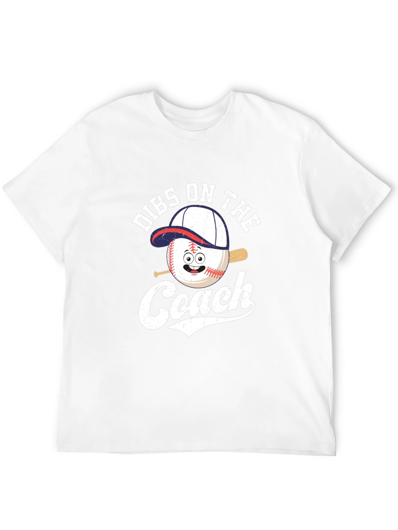 Black Dibs On The Coach Baseball T-Shirt view 12