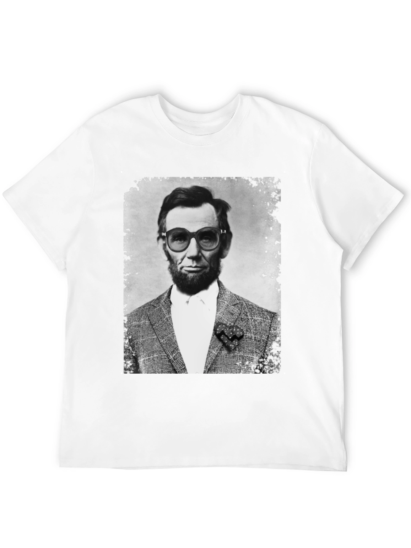 Black Abraham Lincoln in Shades T-Shirt view 12