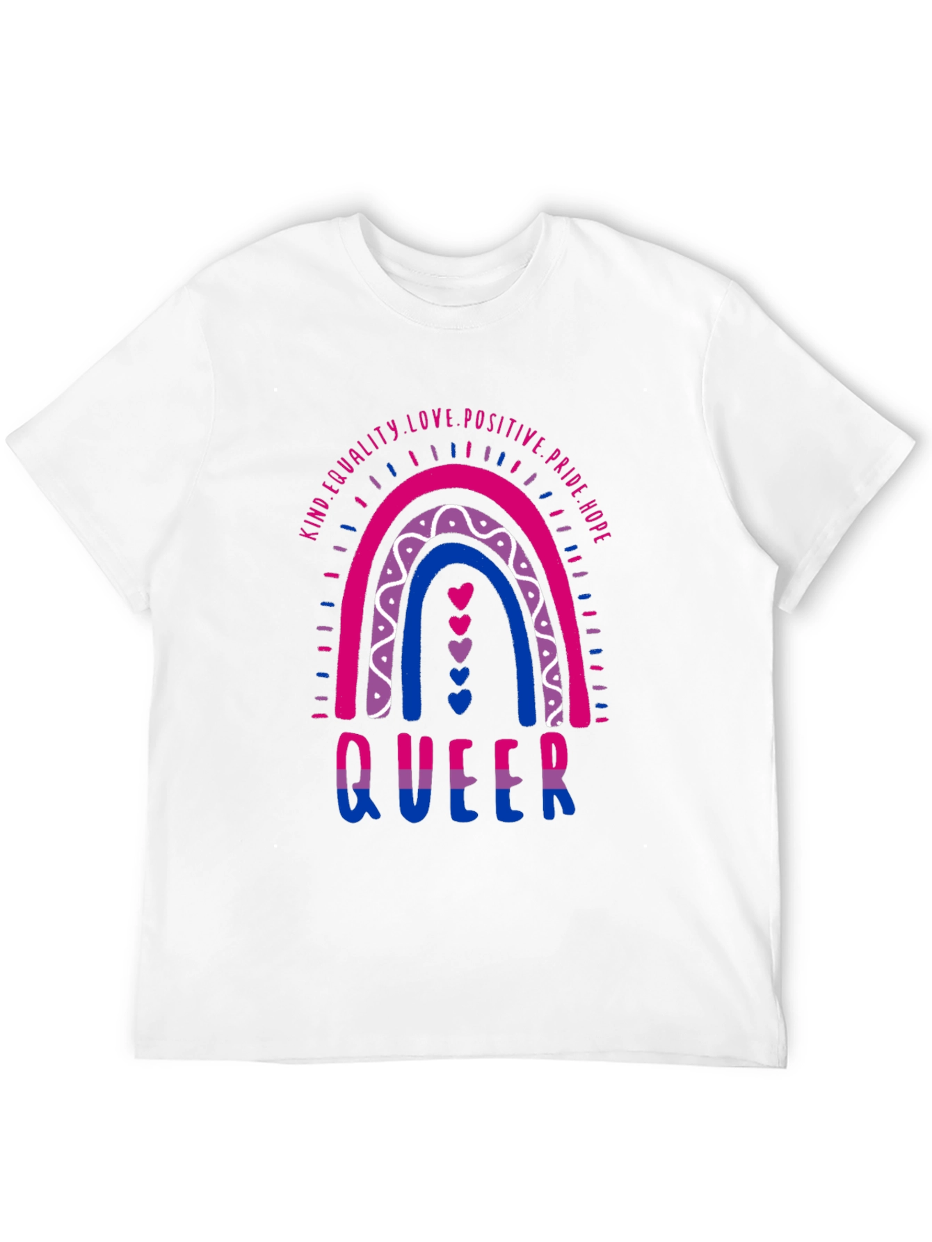 Black Bisexual Pride Queer T-Shirt view 12