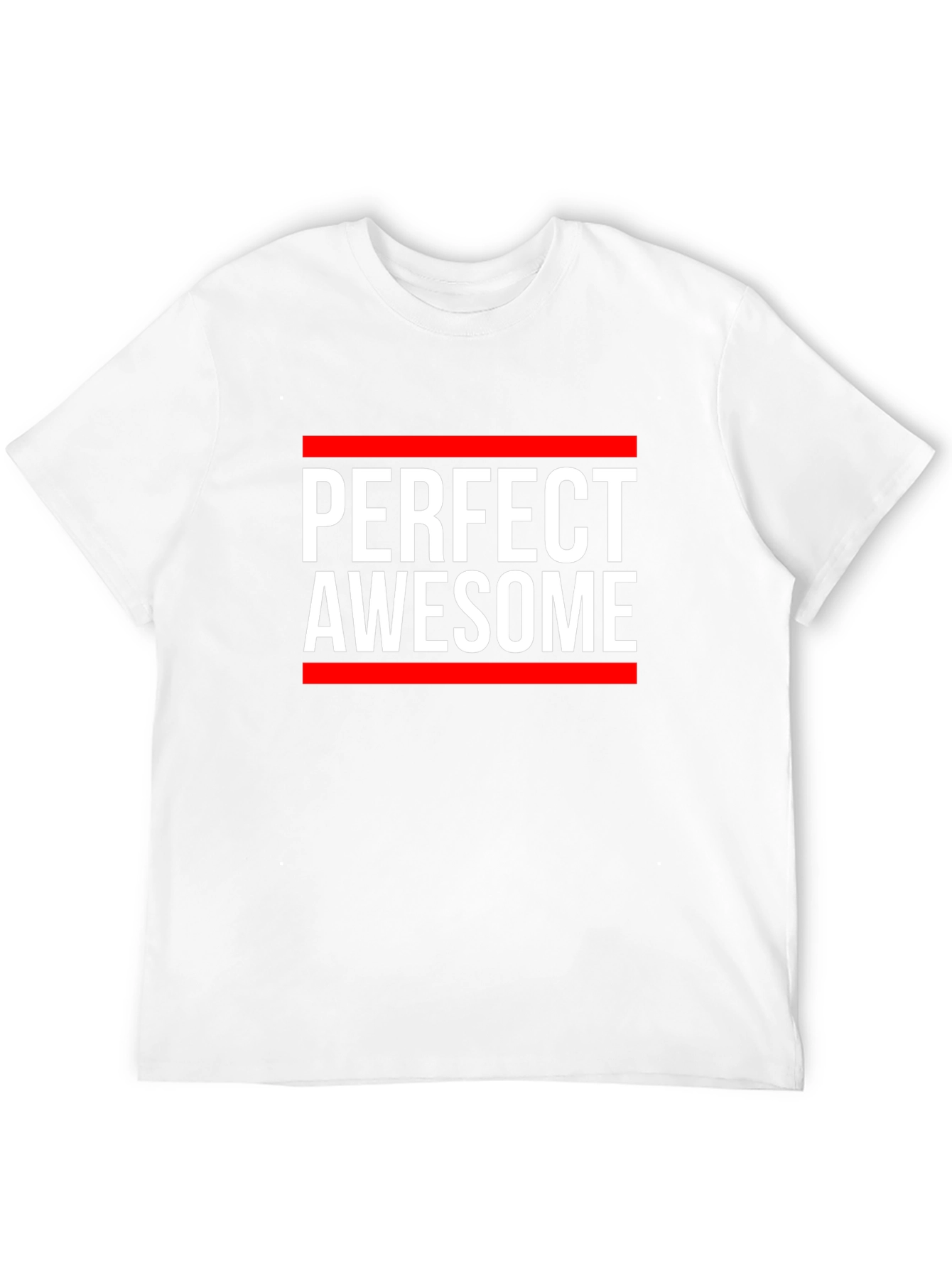 Black Perfect Awesome Graphic Tee - Unisex view 12