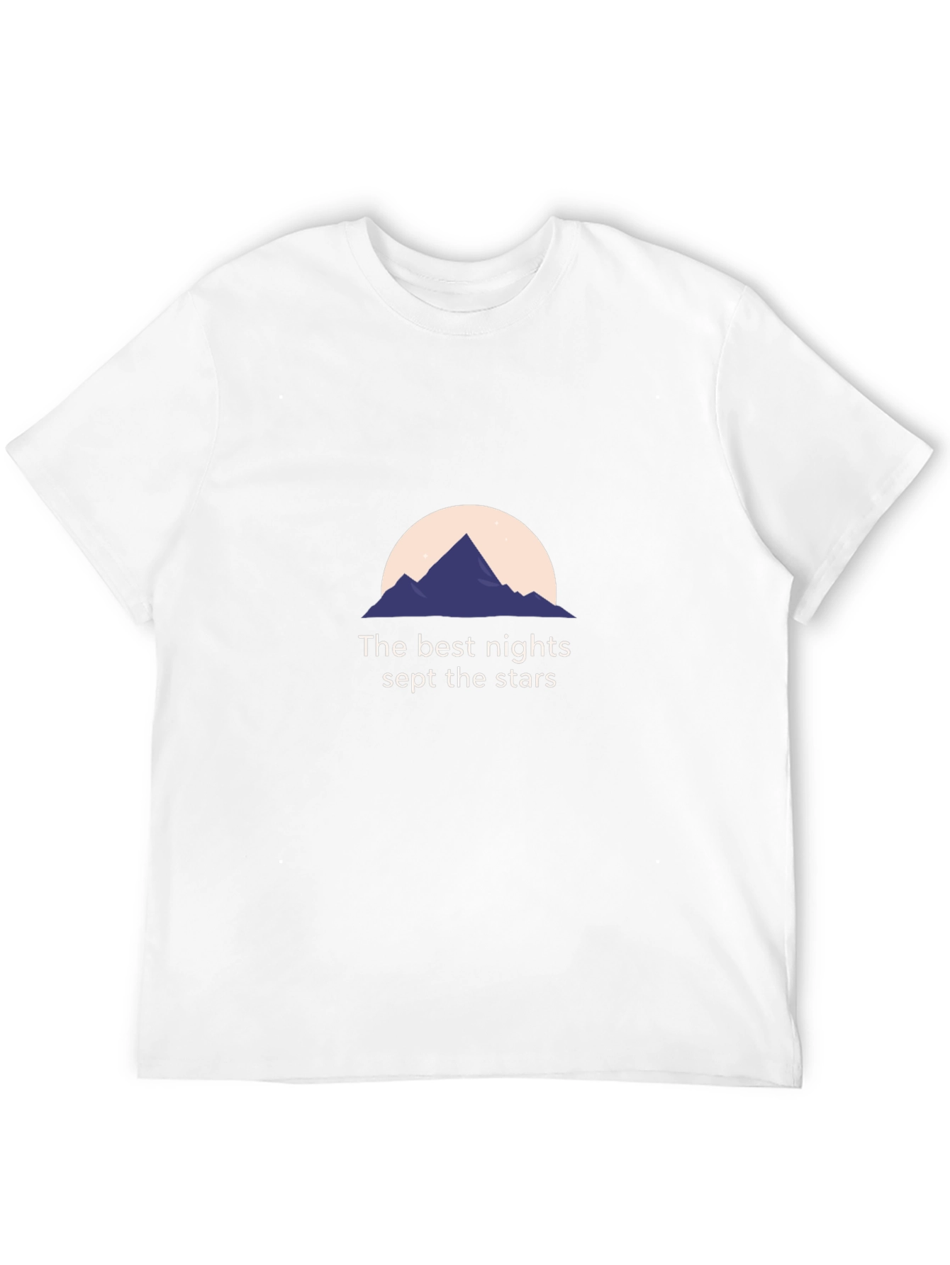 Black Mountain Night Sky Graphic Tee - Unisex view 12