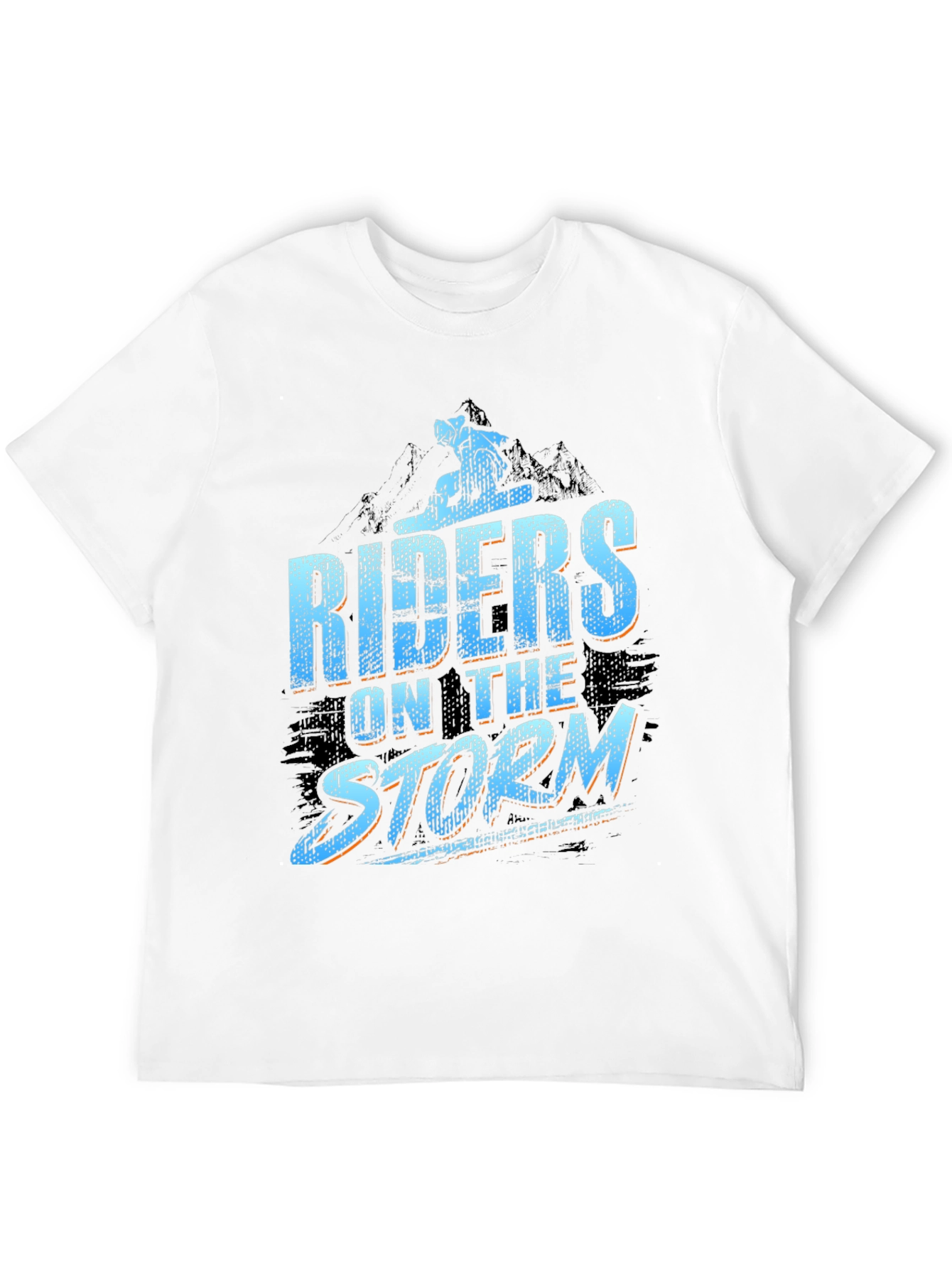 Black Riders on the Storm Black Graphic Tee view 12