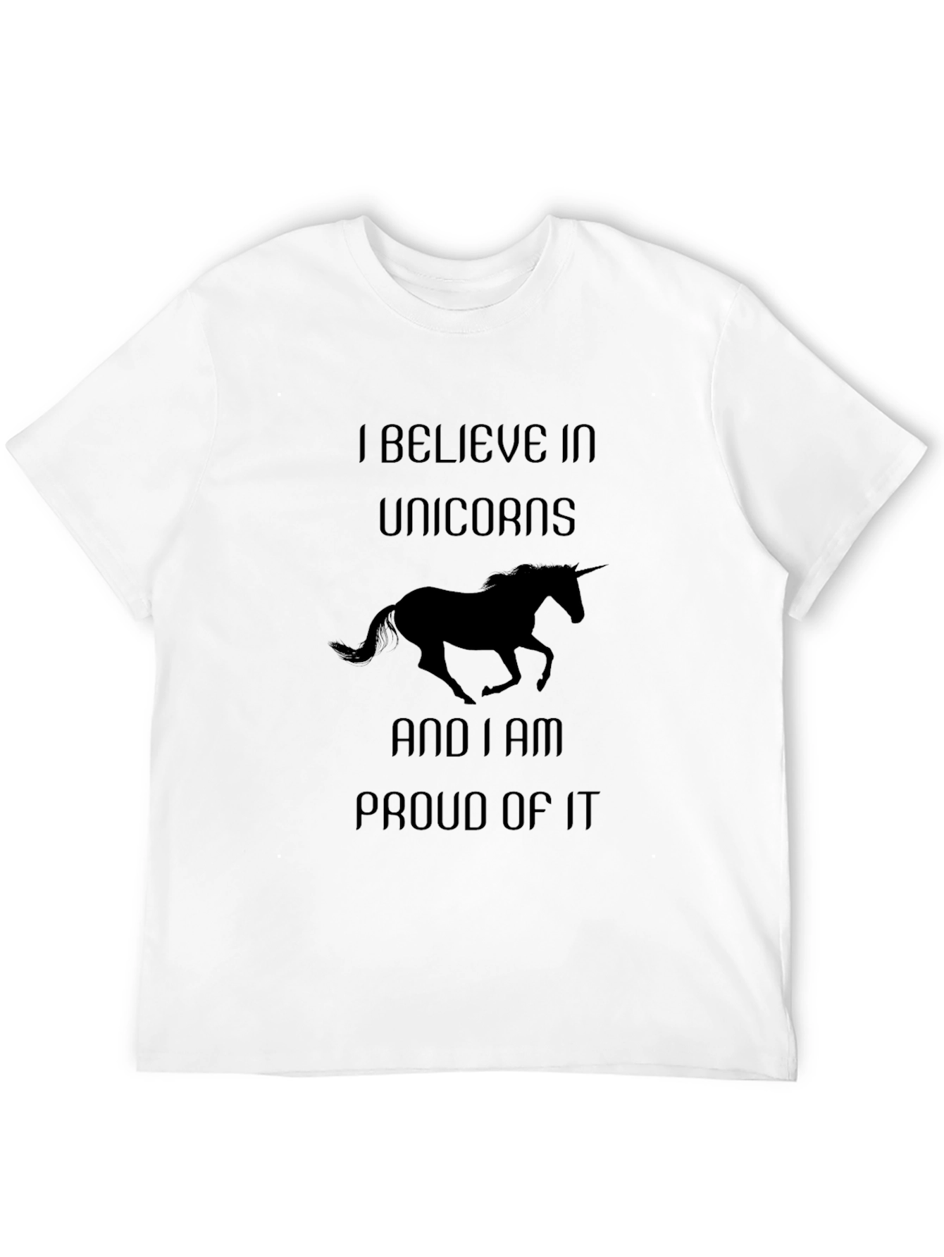 Black I Believe In Unicorns Graphic Tee view 12