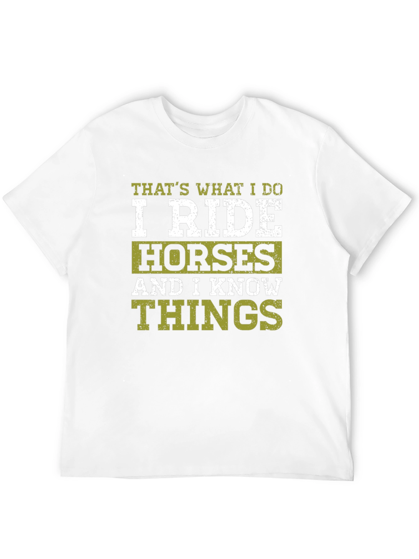 Black I Ride Horses T-Shirt - Funny Horse Lover Tee view 12