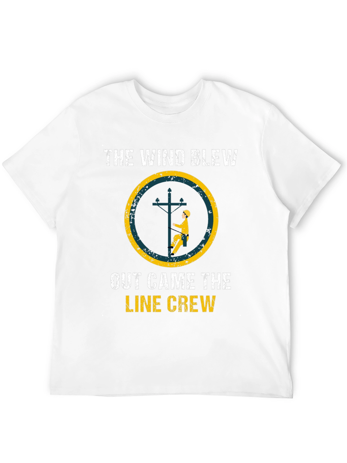 Black The Wind Blew Line Crew Graphic T-Shirt view 12