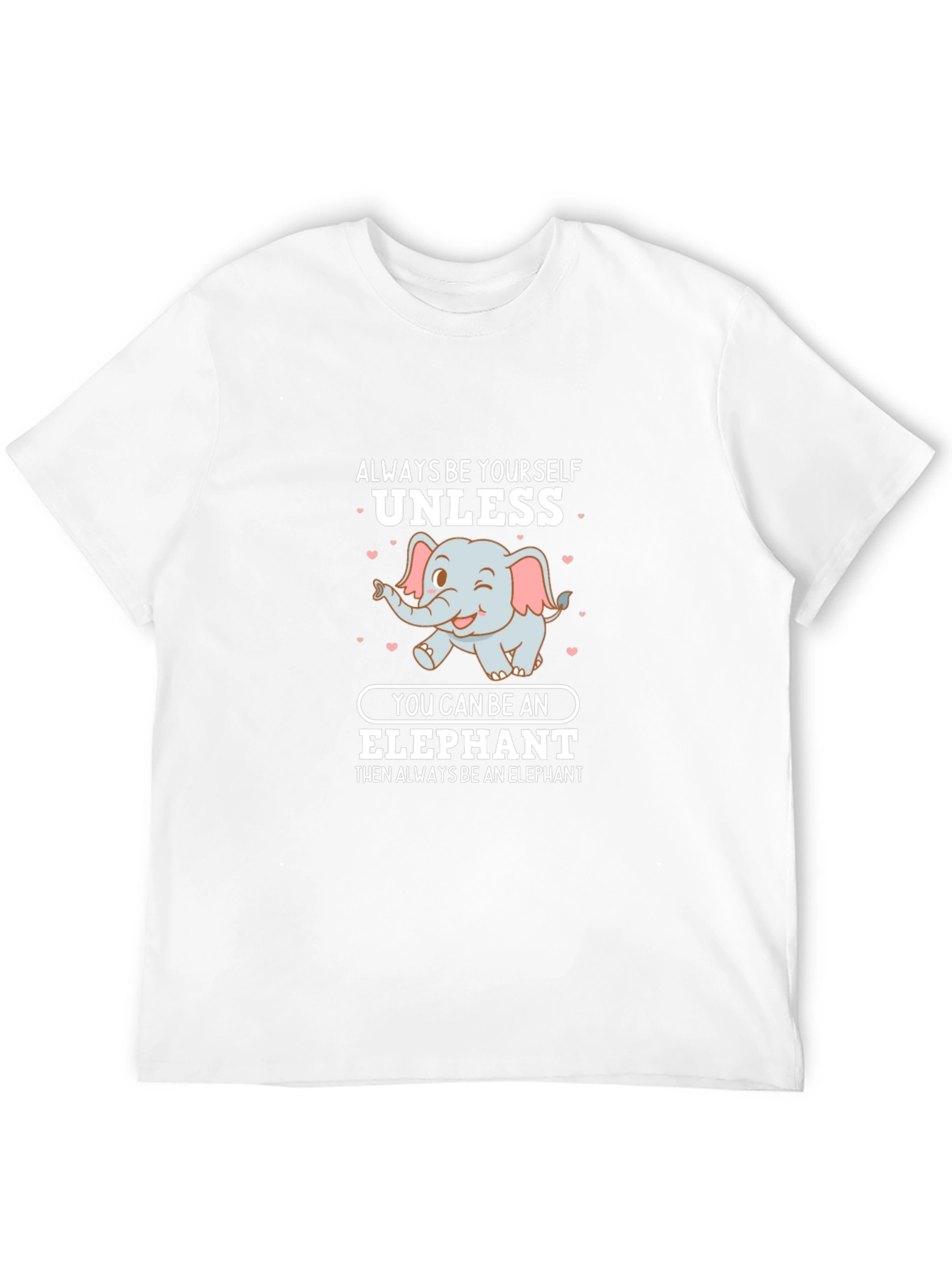 Black Always Be Yourself Unless Elephant T-Shirt view 12