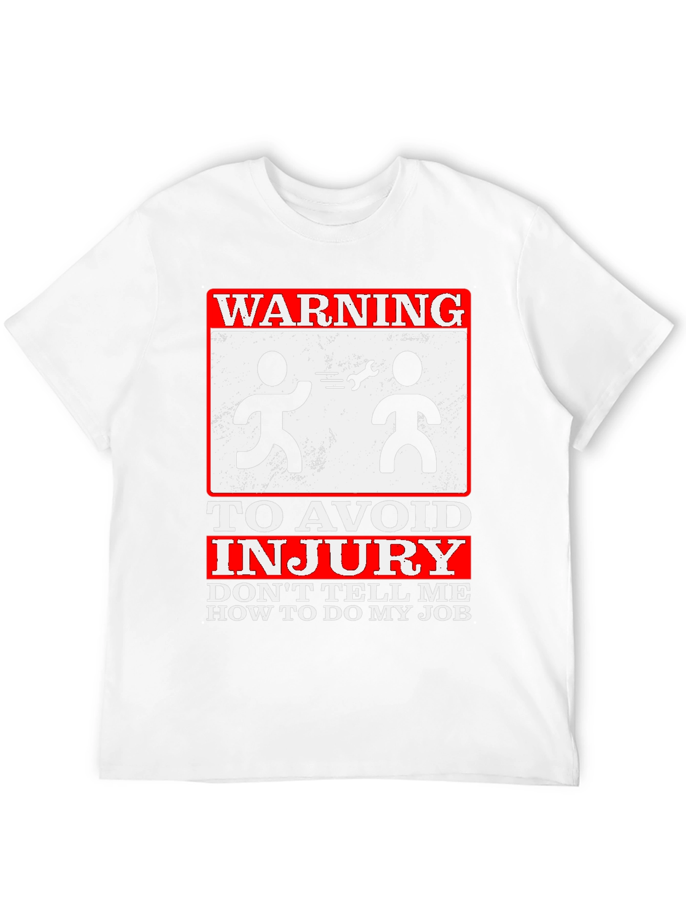 Black Warning Graphic Tee - Don't Tell Me How to Do My Job view 12