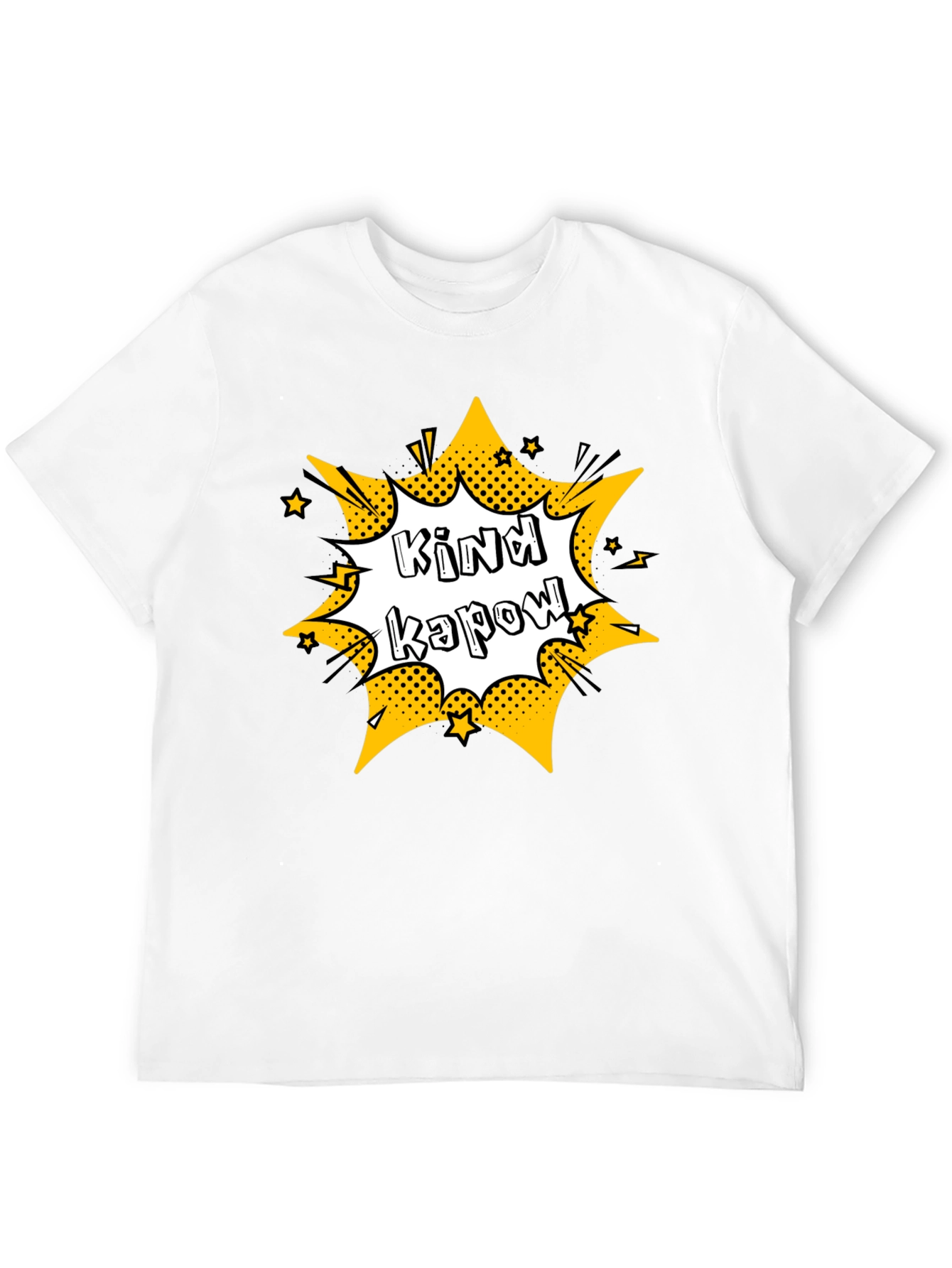 Black Kind Kapow Black Graphic Tee - Men's view 12