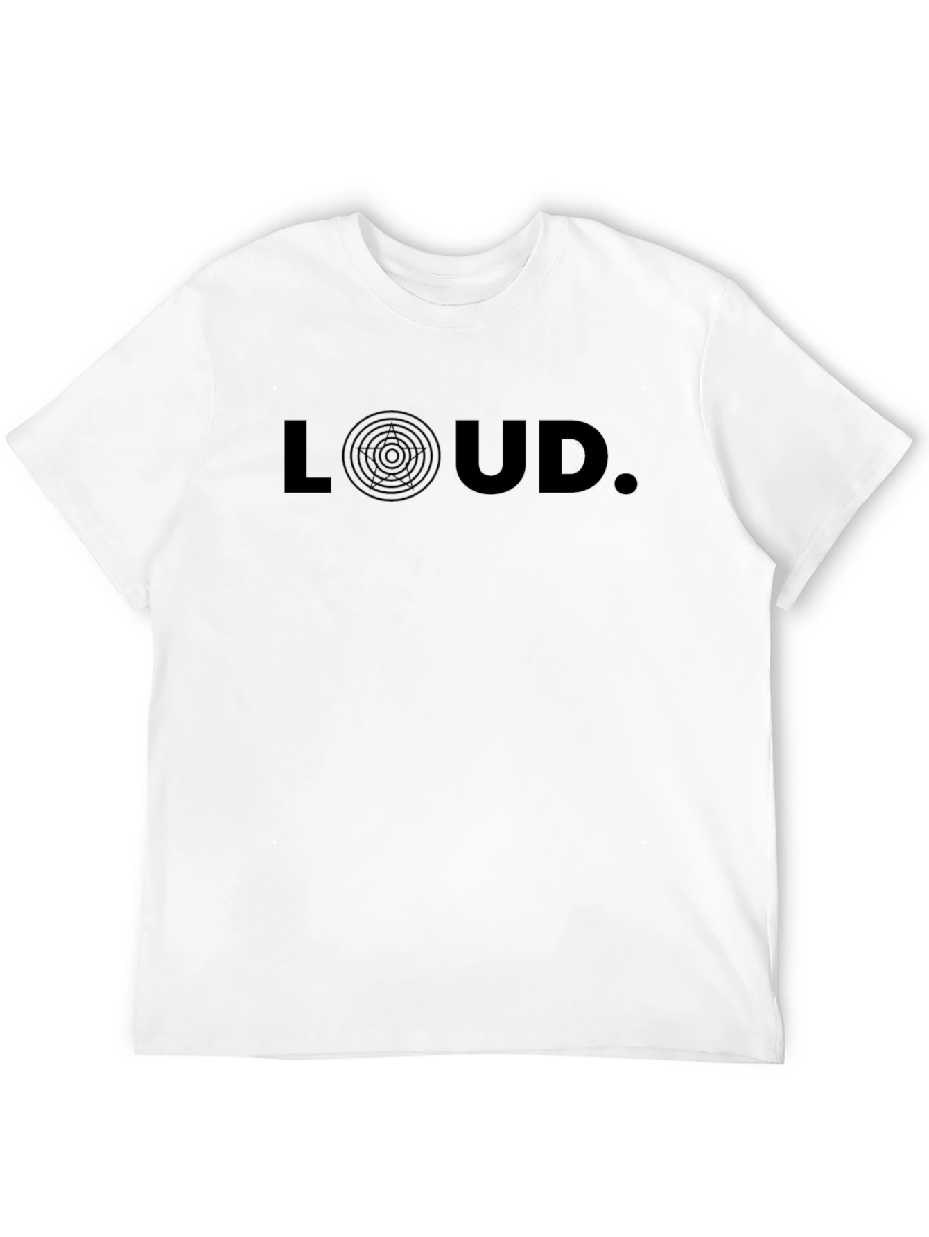 Black LOUD Graphic Print Black T-Shirt - Stylish & Modern view 12