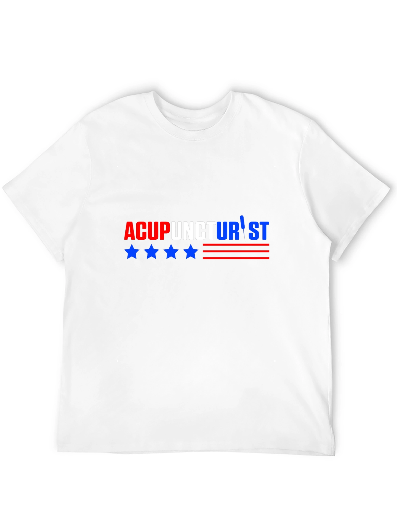Acupuncturist Graphic T-Shirt - Patriotic Design - 12