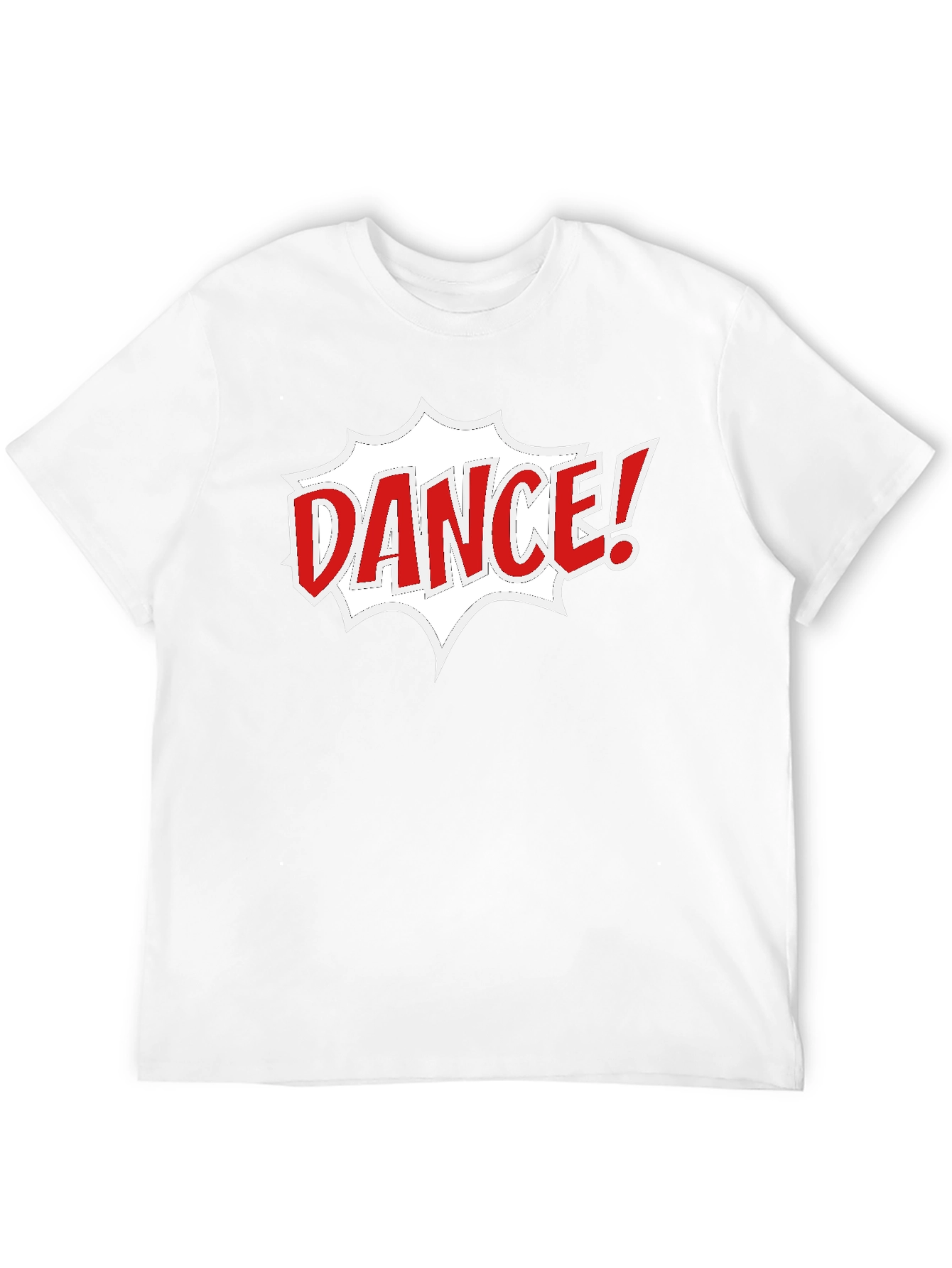 Black Dance Graphic Tee - Black Cotton Short Sleeve T-Shirt view 12