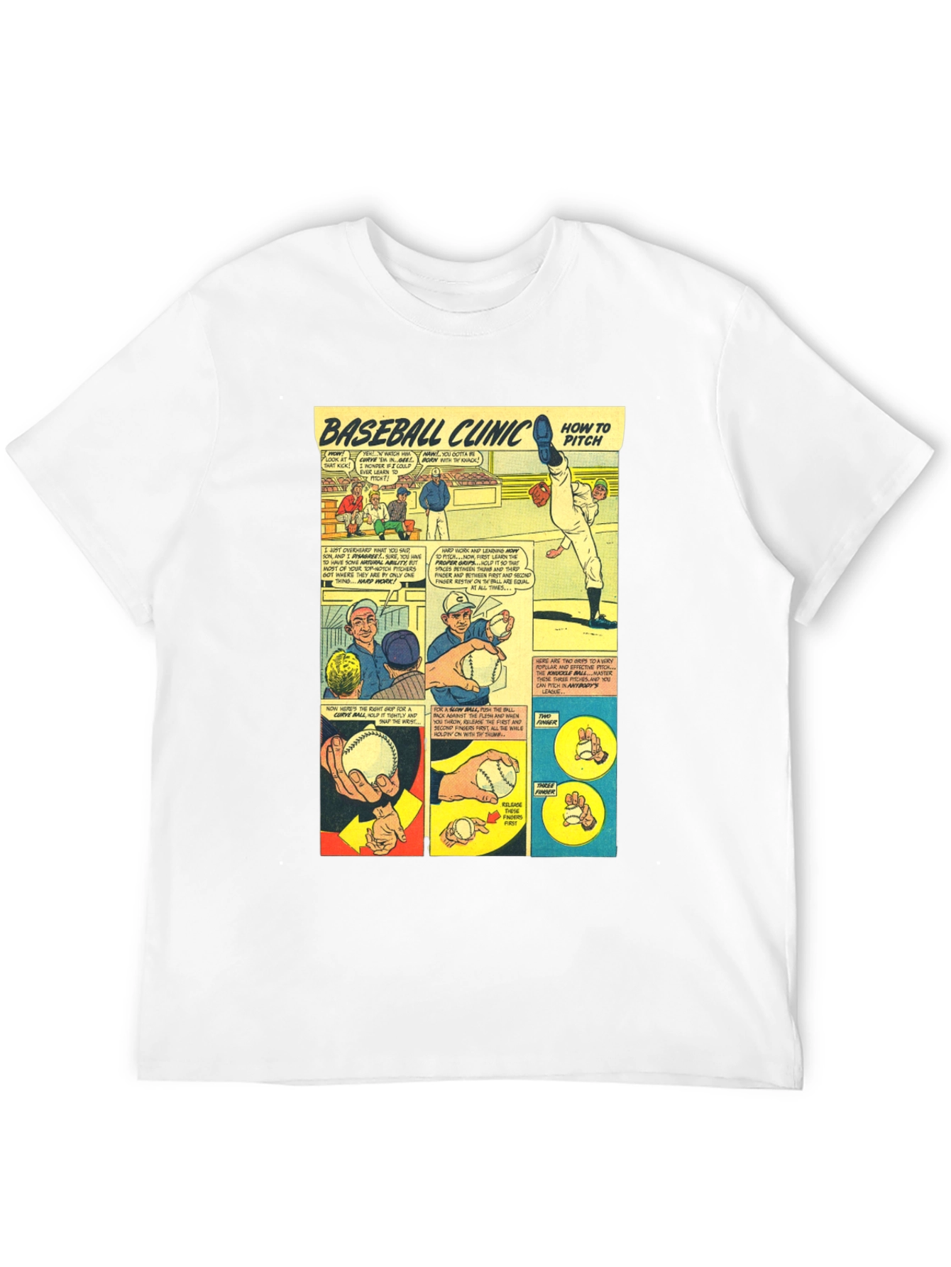 Black Baseball Clinic Black T-Shirt view 12