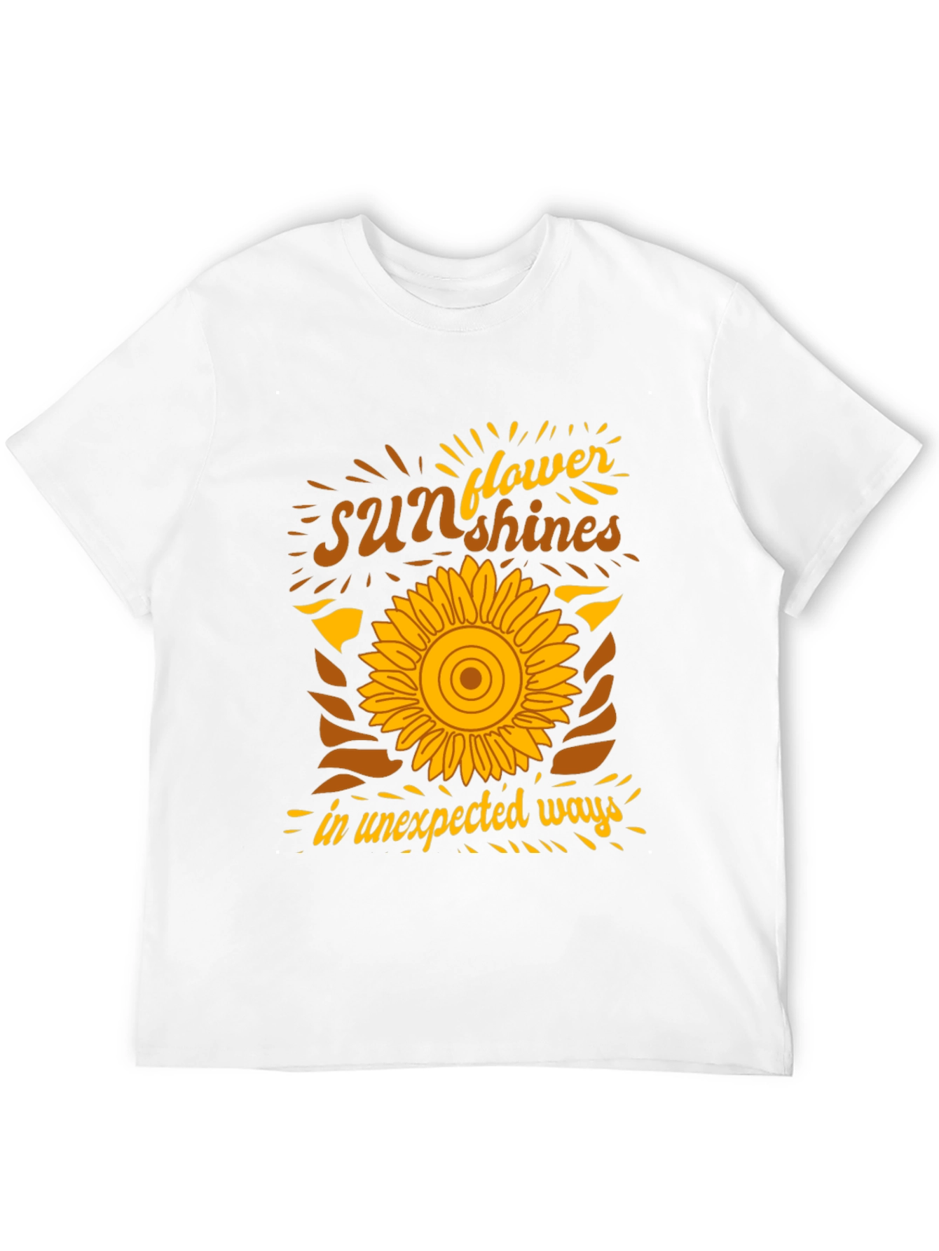 Black Sunflower Sunshines Graphic T-Shirt view 12