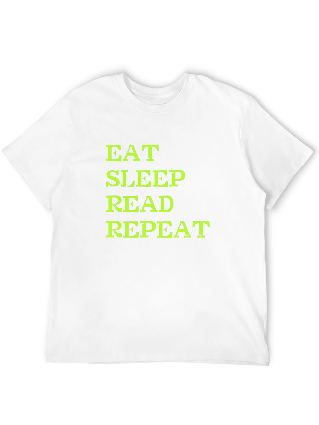 Black Eat Sleep Read Repeat T-Shirt - Black view 12