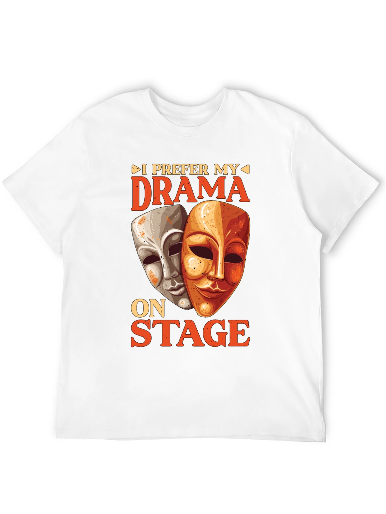 Black Drama On Stage Graphic Tee view 12