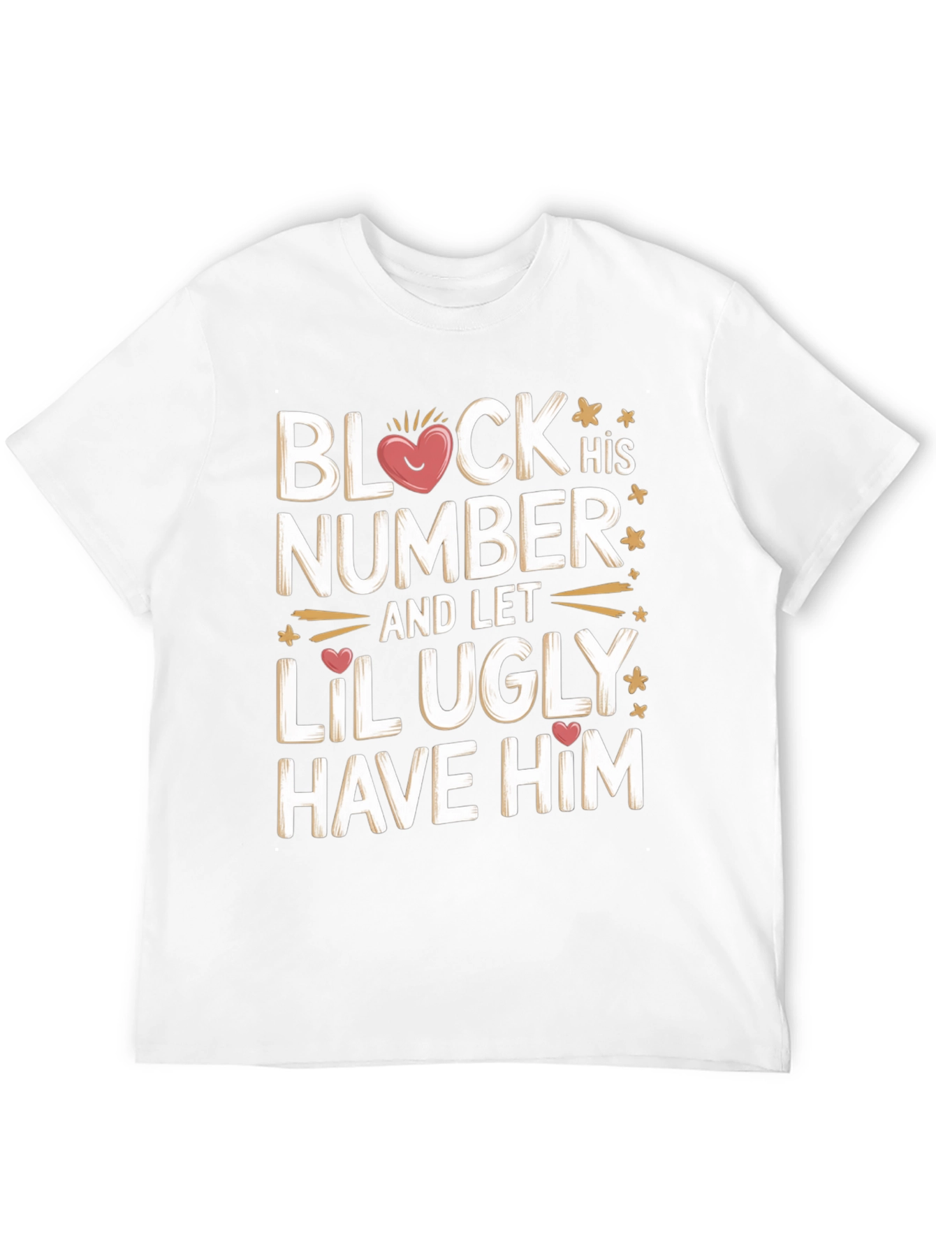 Black Block His Number Funny T-Shirt view 12