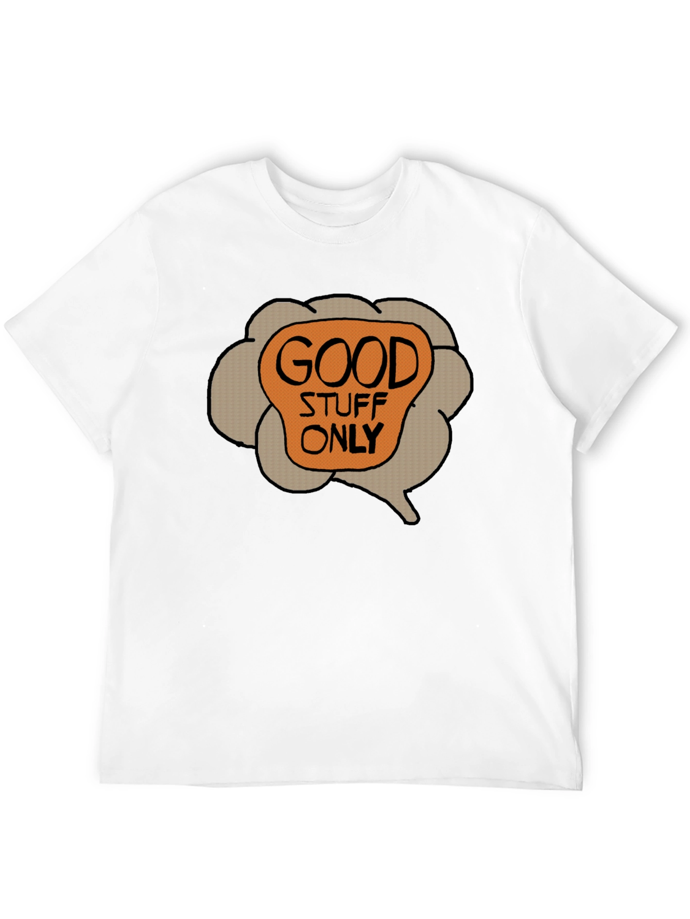 Black Good Stuff Only Graphic Tee - Cool Casual Comfort view 12