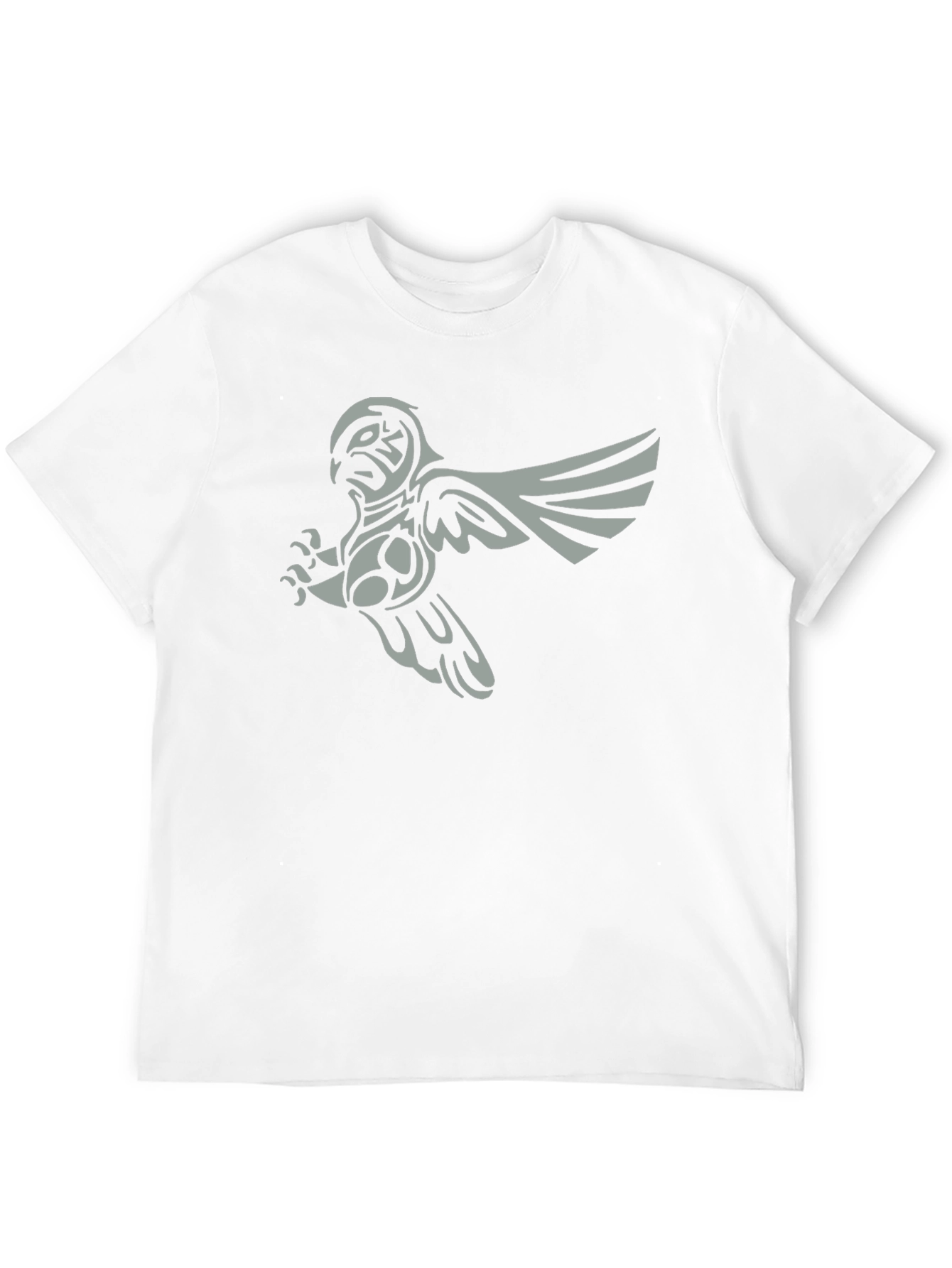 Black Tribal Owl Graphic Tee - Mens Black T-Shirt view 12