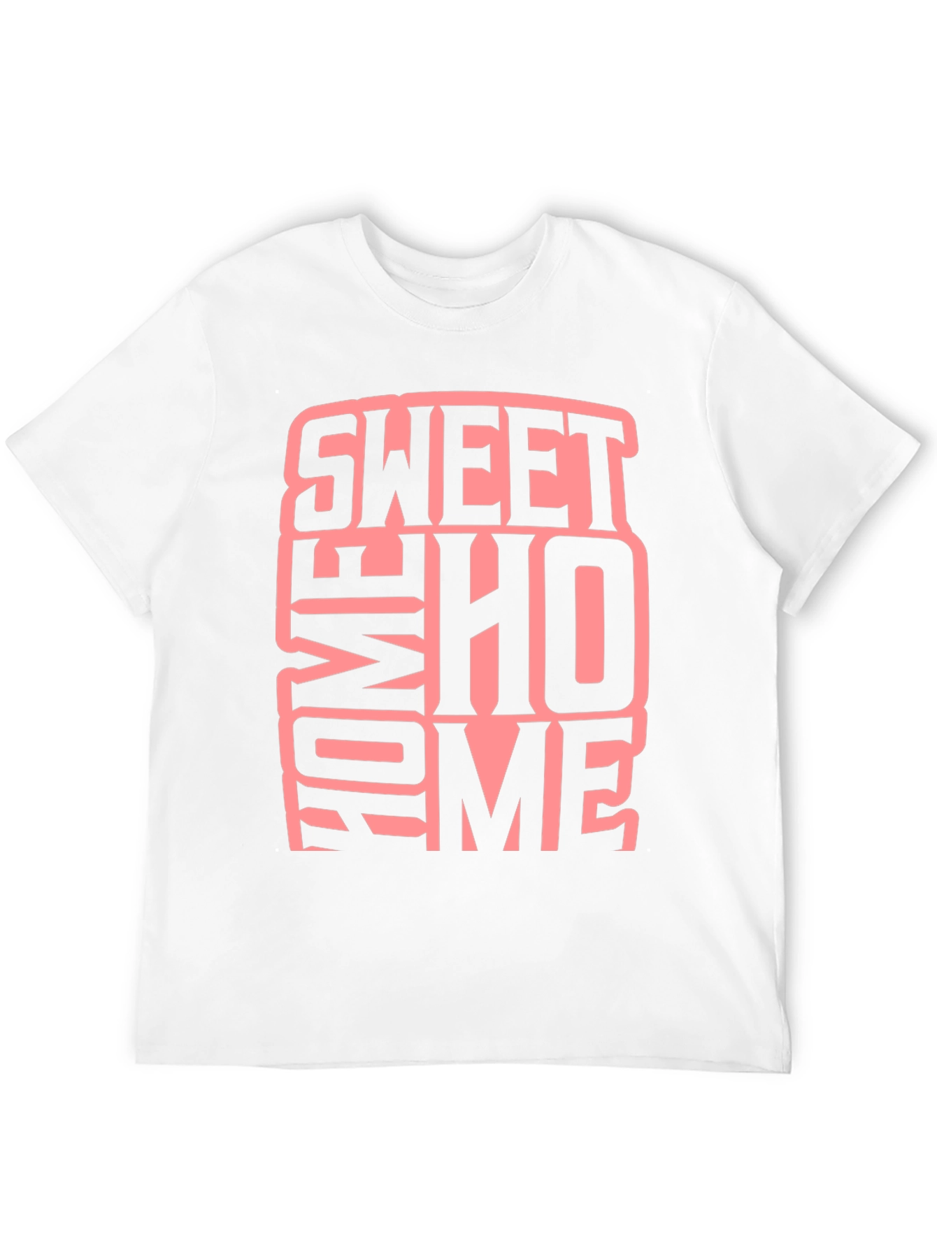 Black Sweet Home Graphic Black T-Shirt view 12