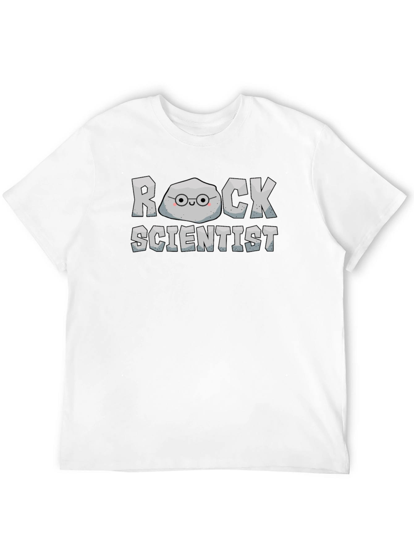Black Rock Scientist Funny Graphic Tee - Black view 12