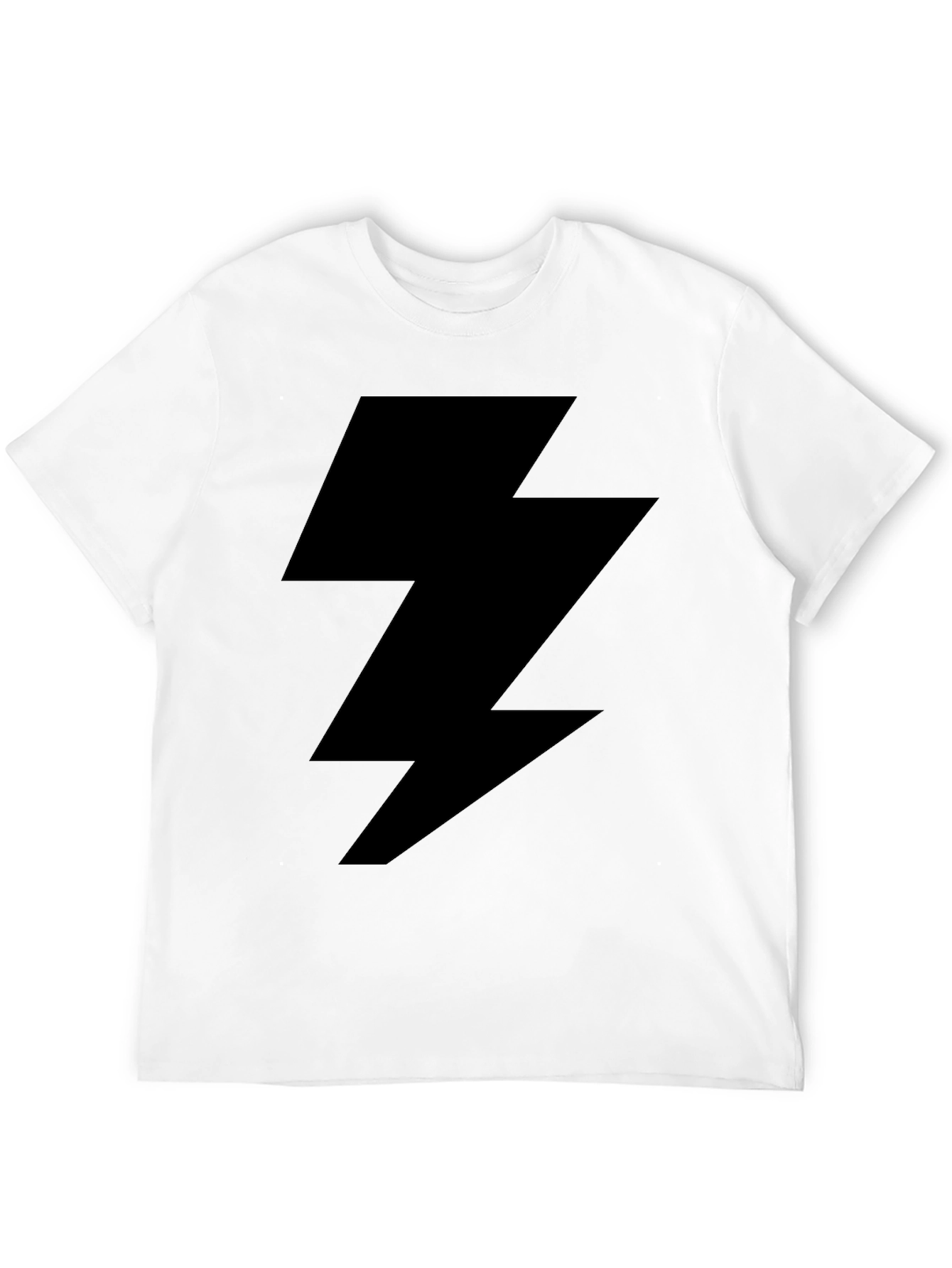 Black Black Lightning Bolt Graphic Tee - Men's view 12